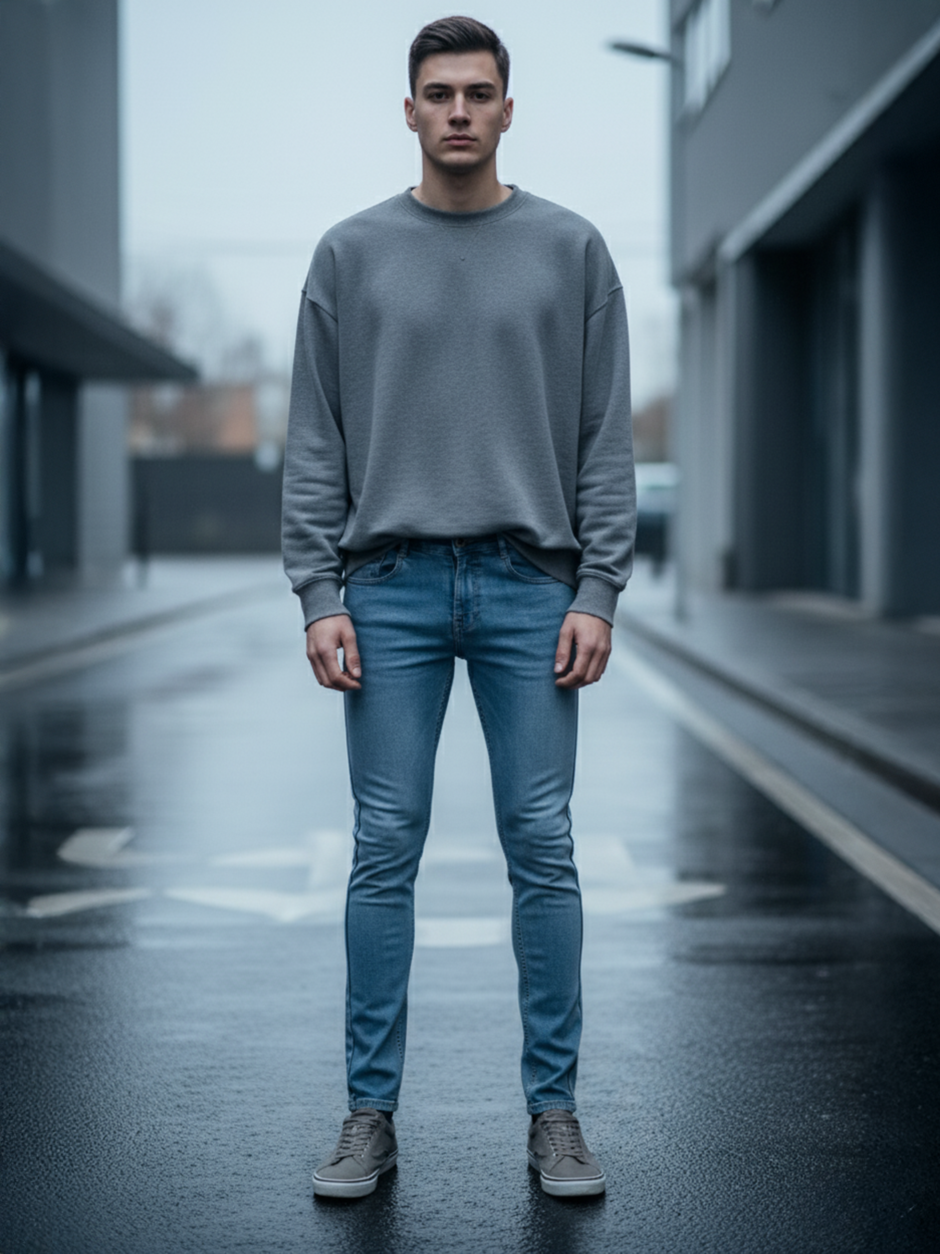 Light Blue Frame Men's Jeans