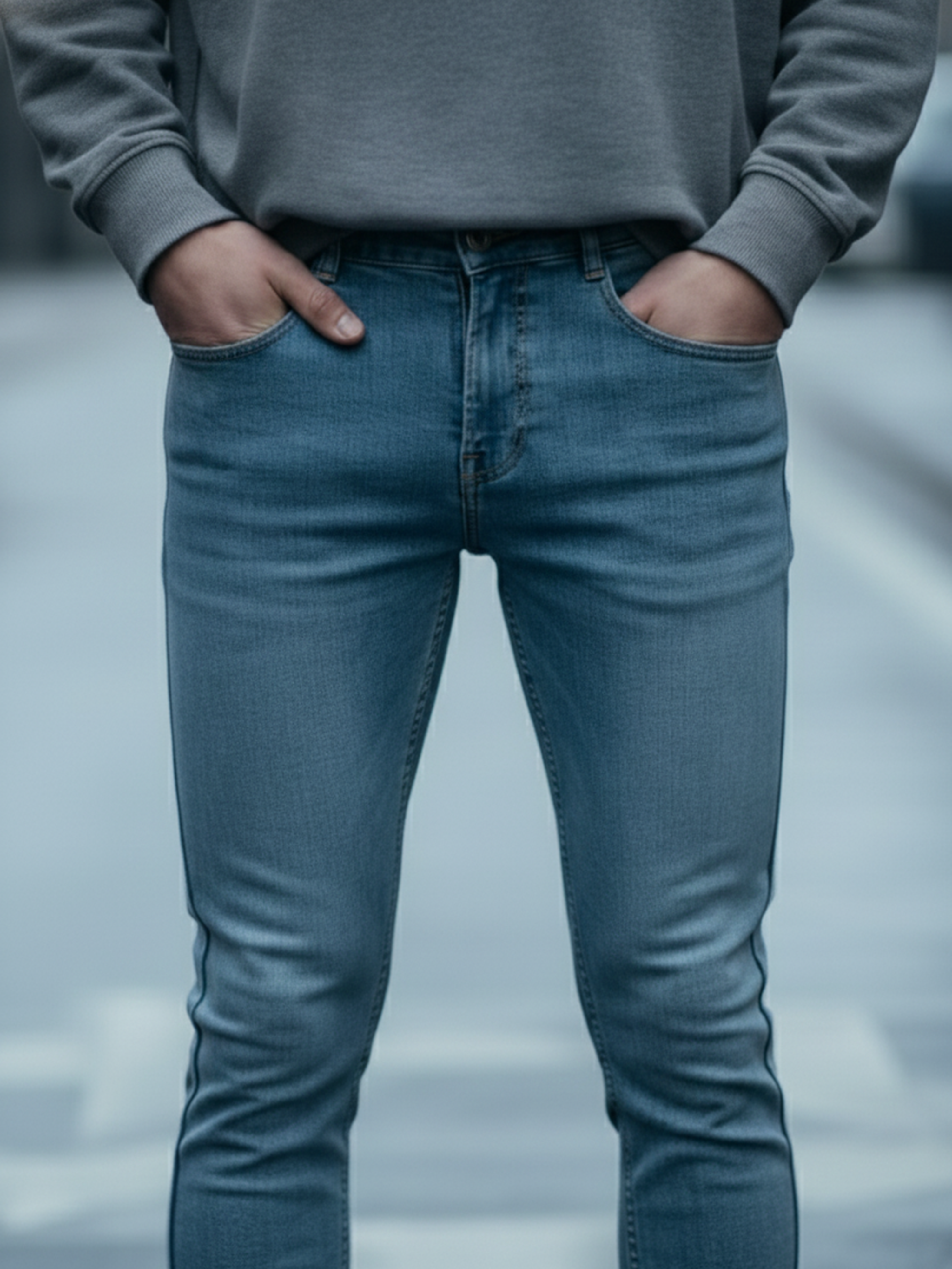 Light Blue Frame Men's Jeans