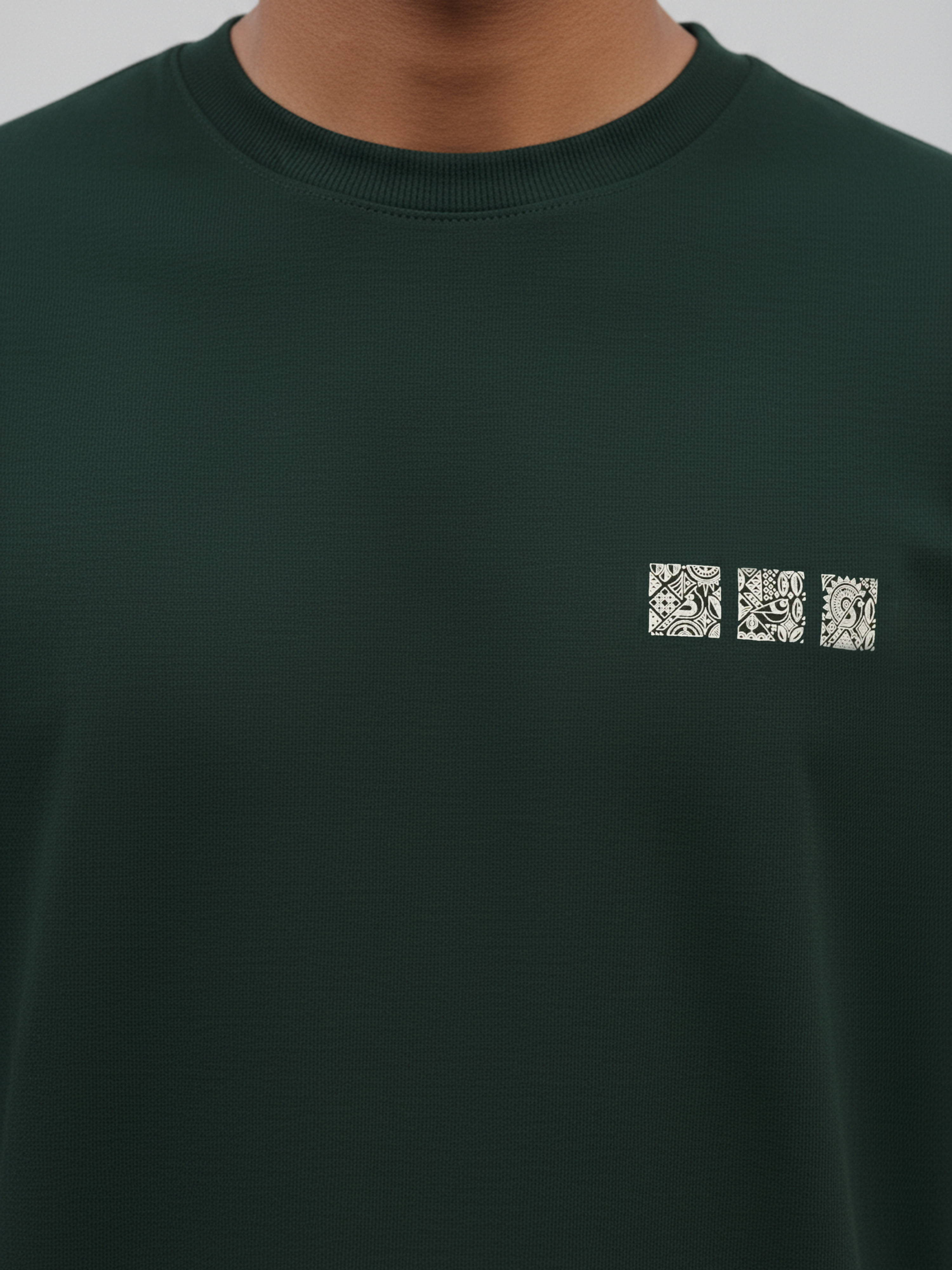 Men’s Dark Green Aura Relax T-Shirt