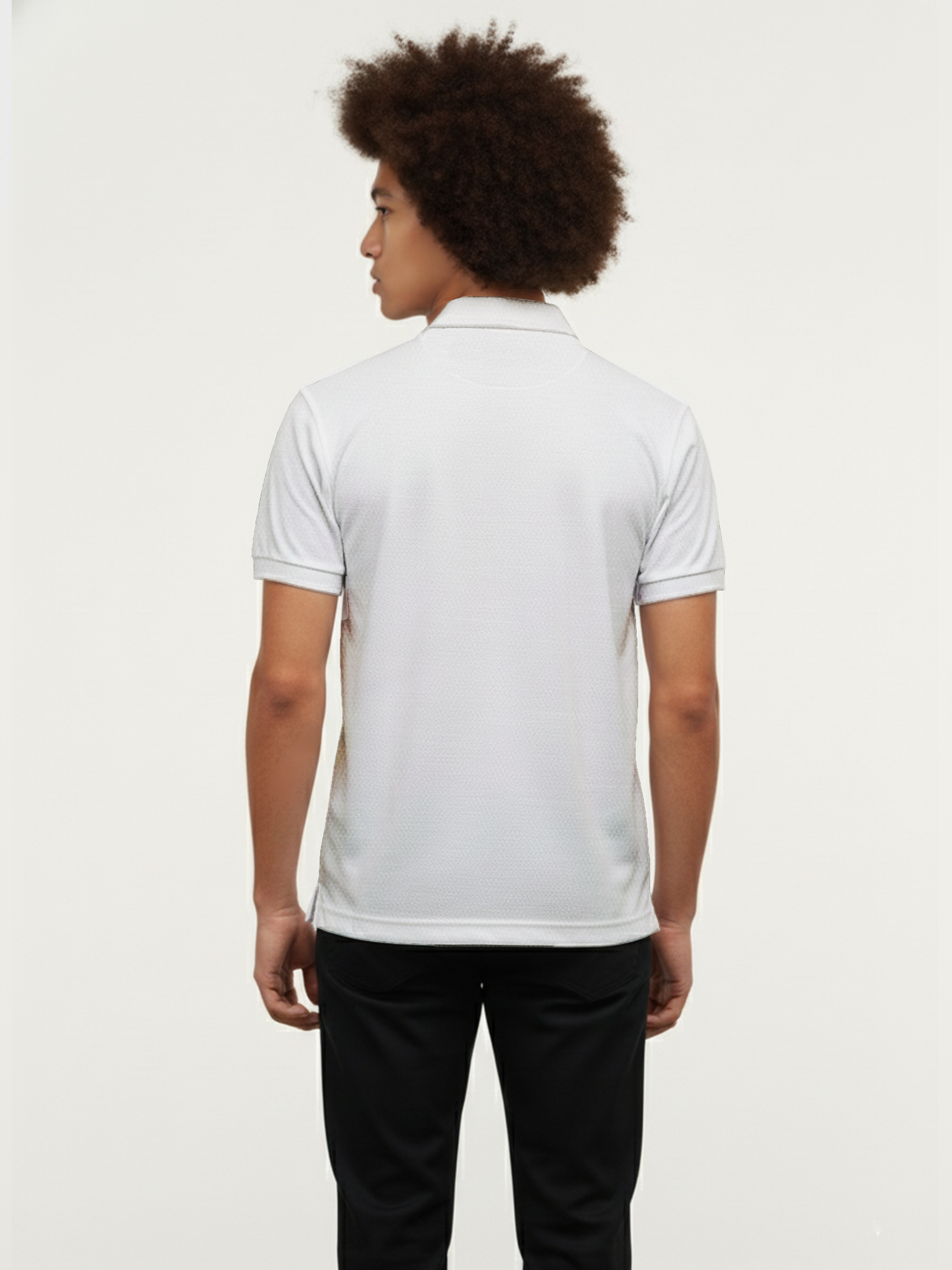 Men’s White Drift Relax Polo