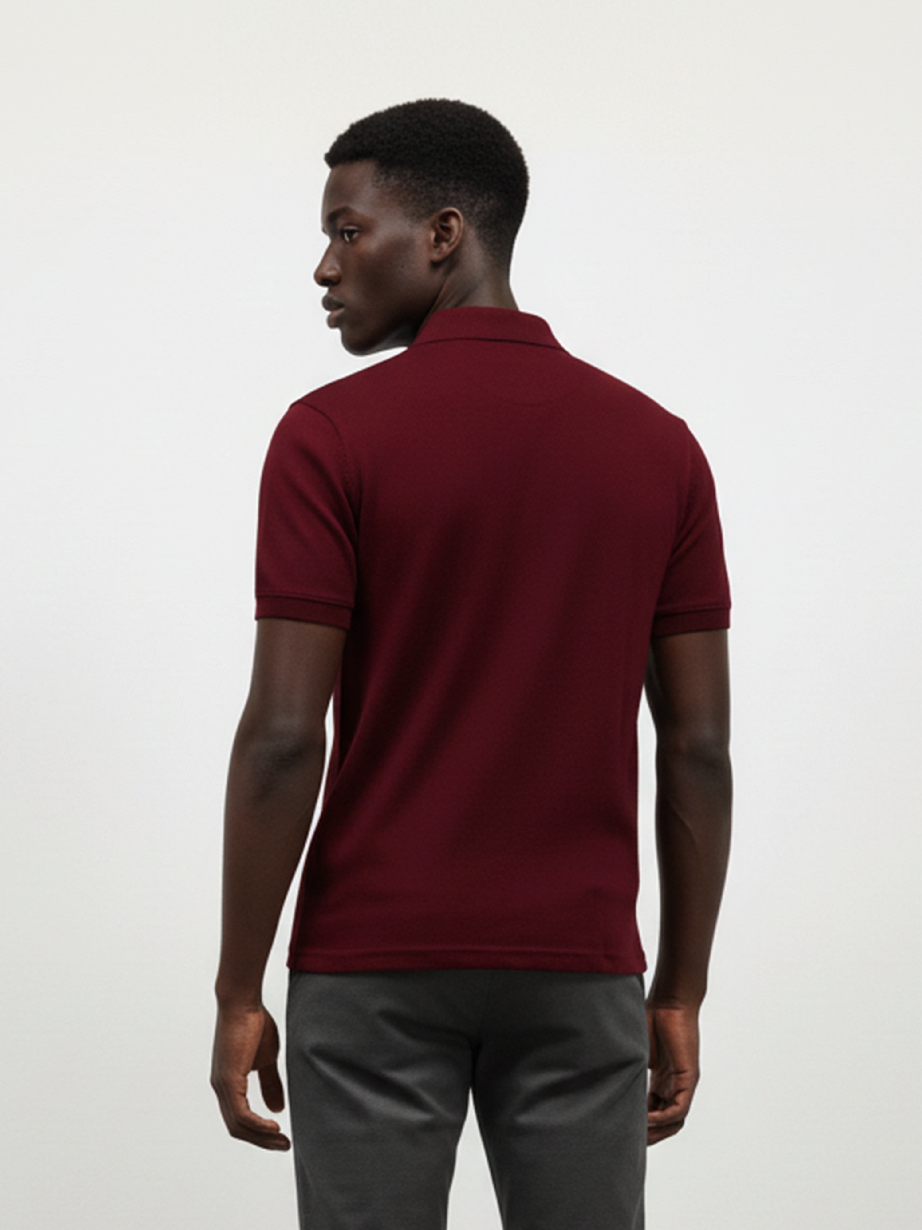 Men’s Wine Tone Relax Polo