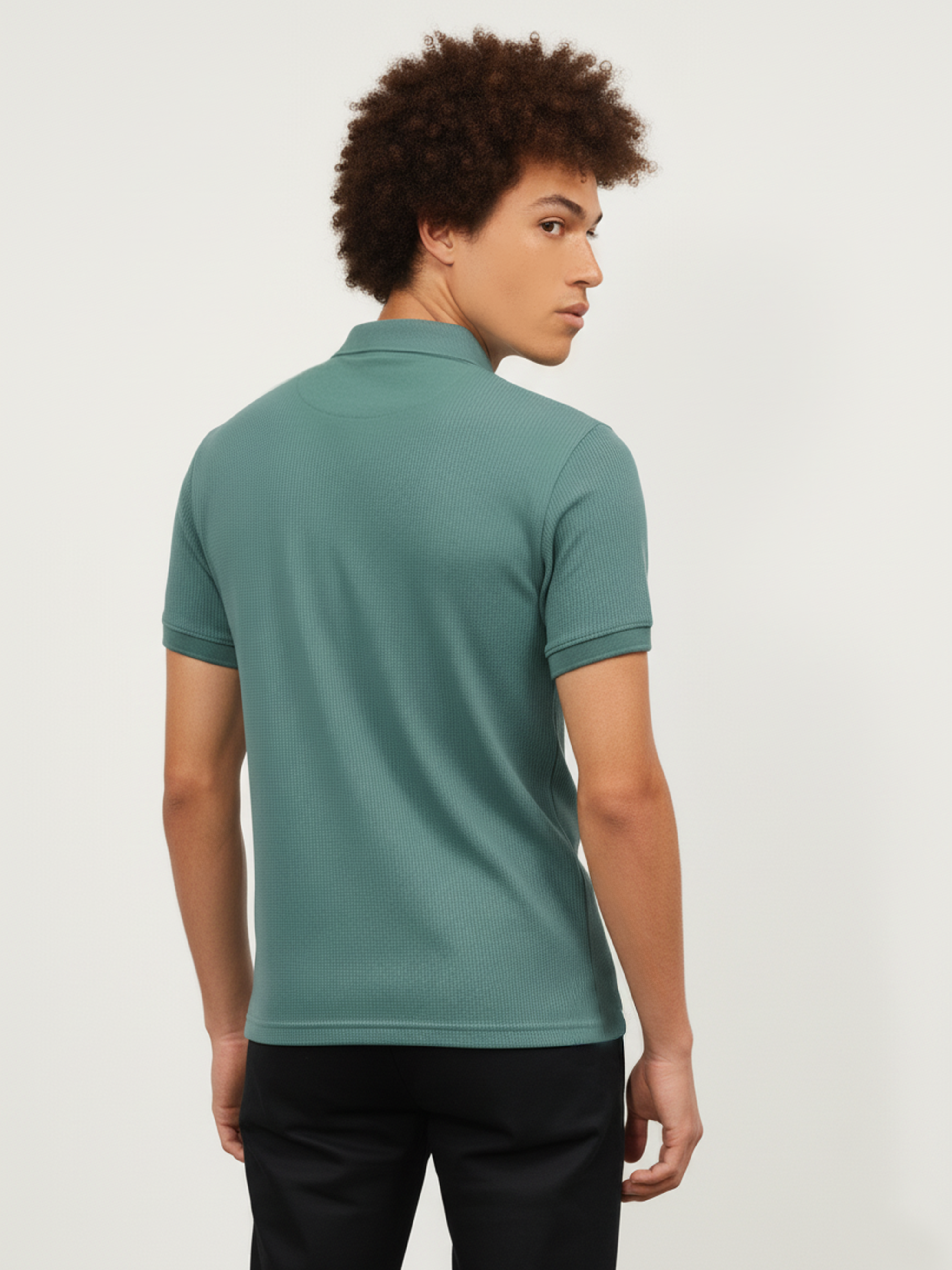 Men’s Sage Green Crest Relax Polo