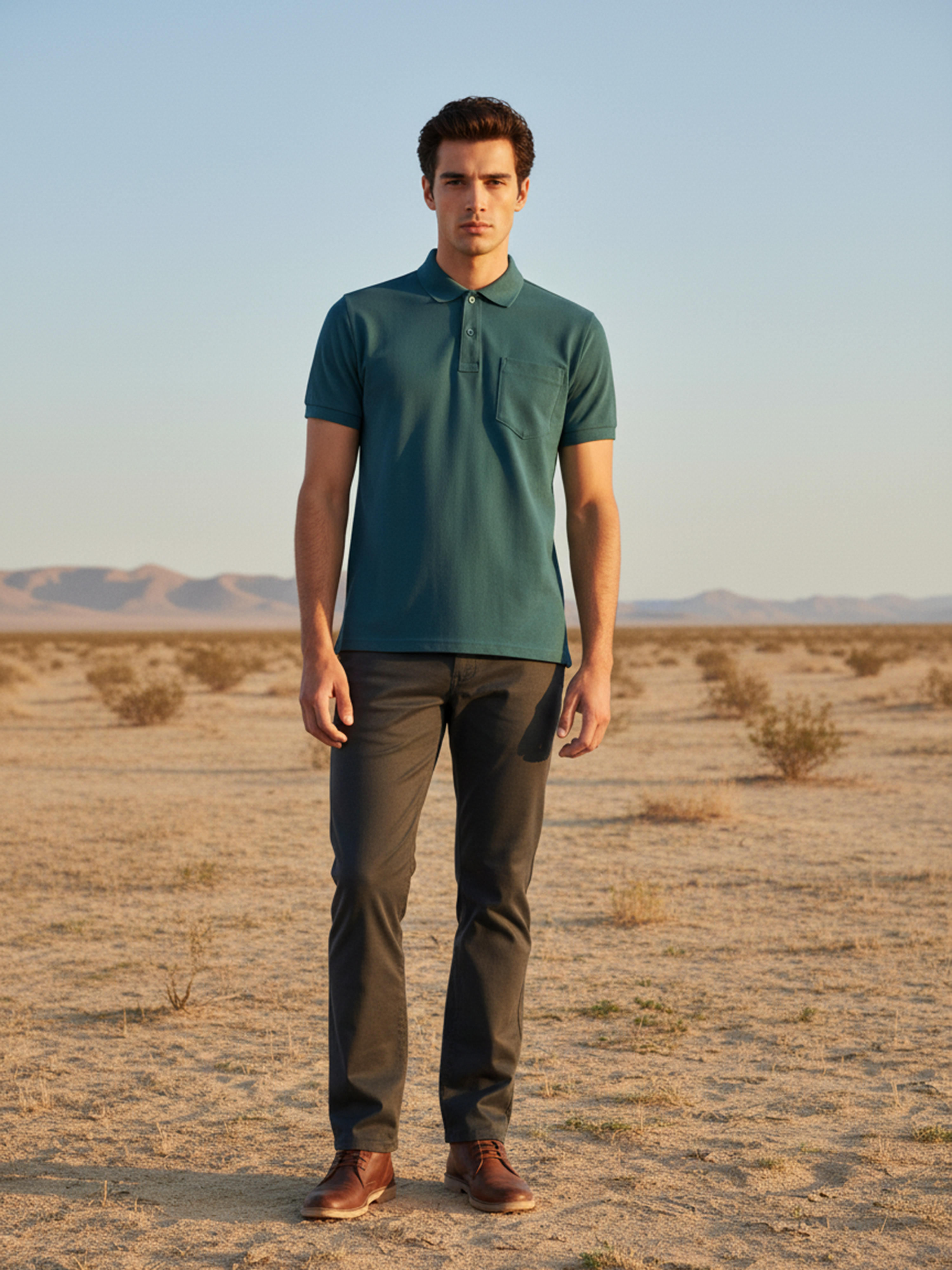 Men’s Cement Aura Relax Polo