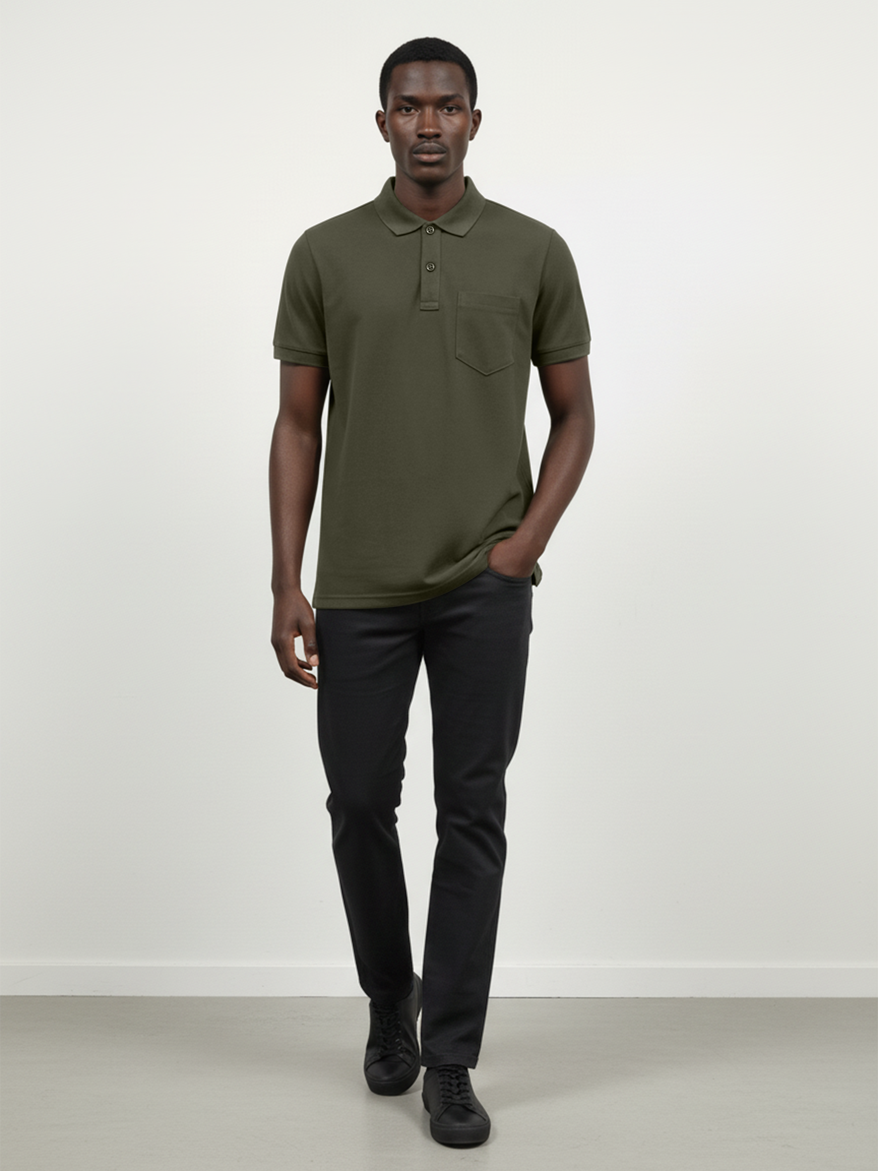 Men’s Olive Grove Relax Polo
