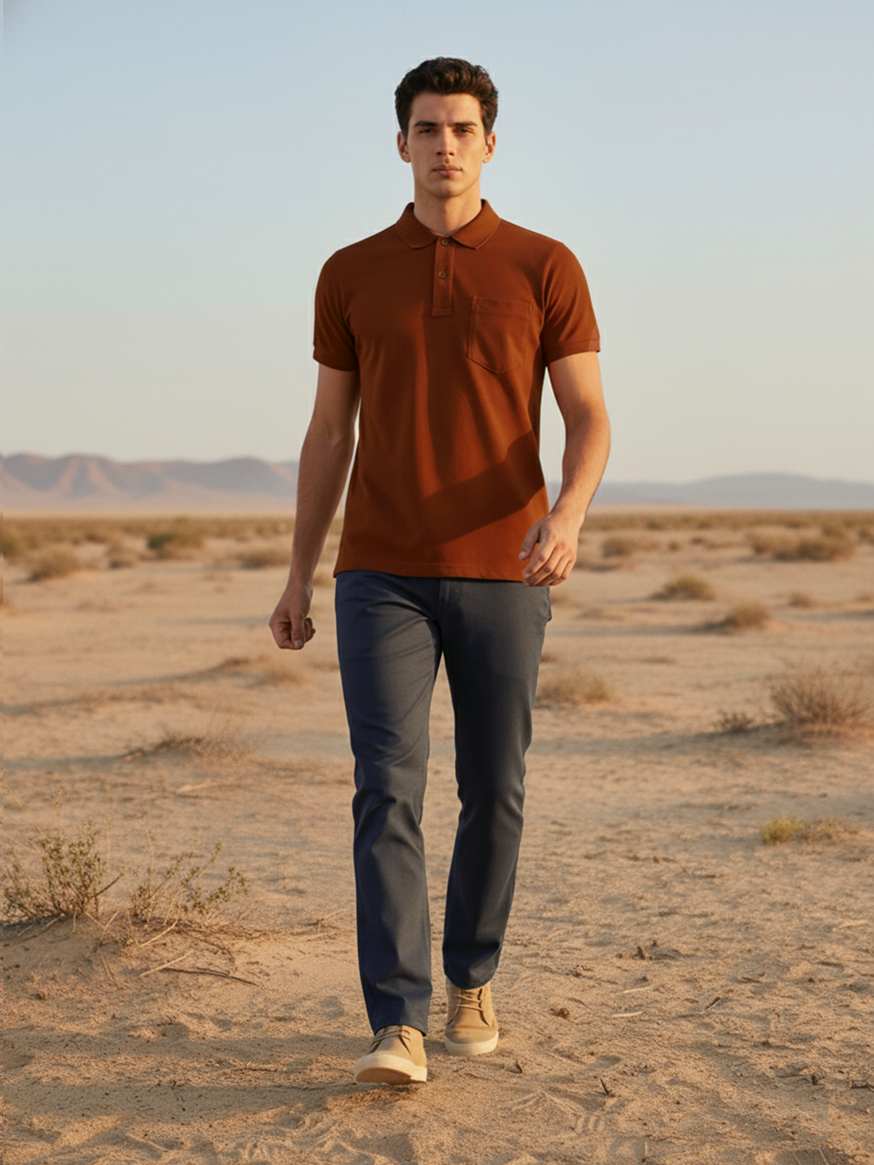 Men’s Rust Aura Relax Polo