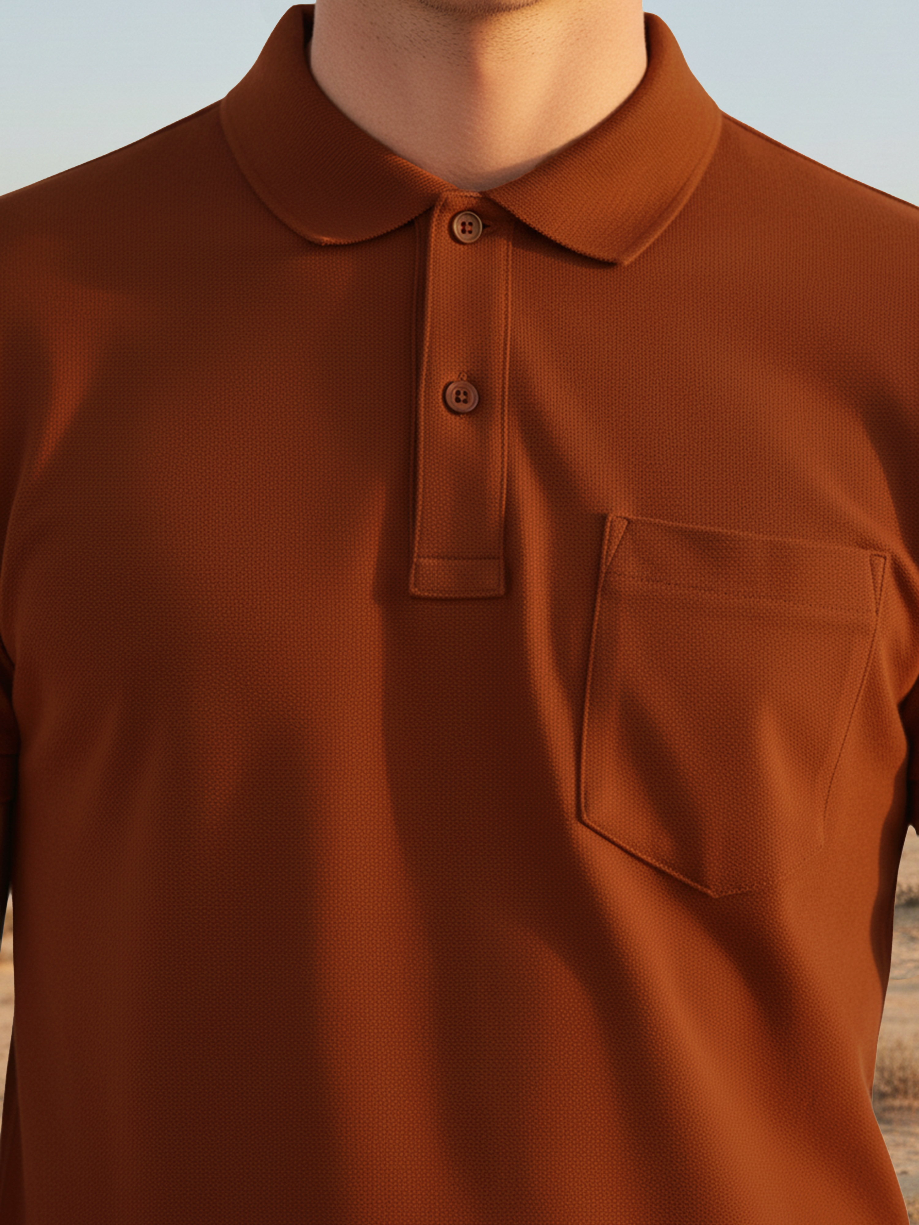 Men’s Rust Aura Relax Polo
