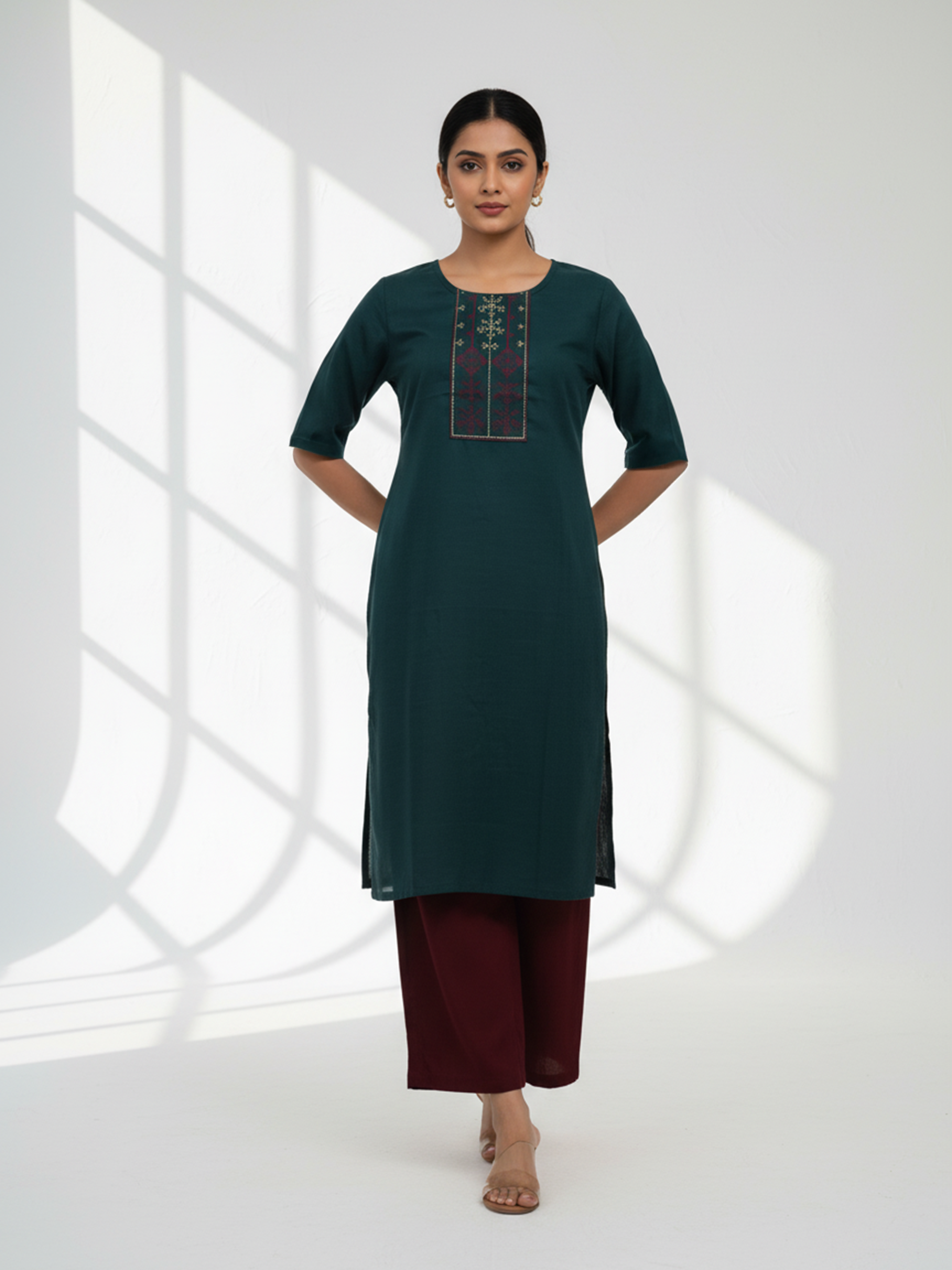 Women’s Dark Green Cove Kurti