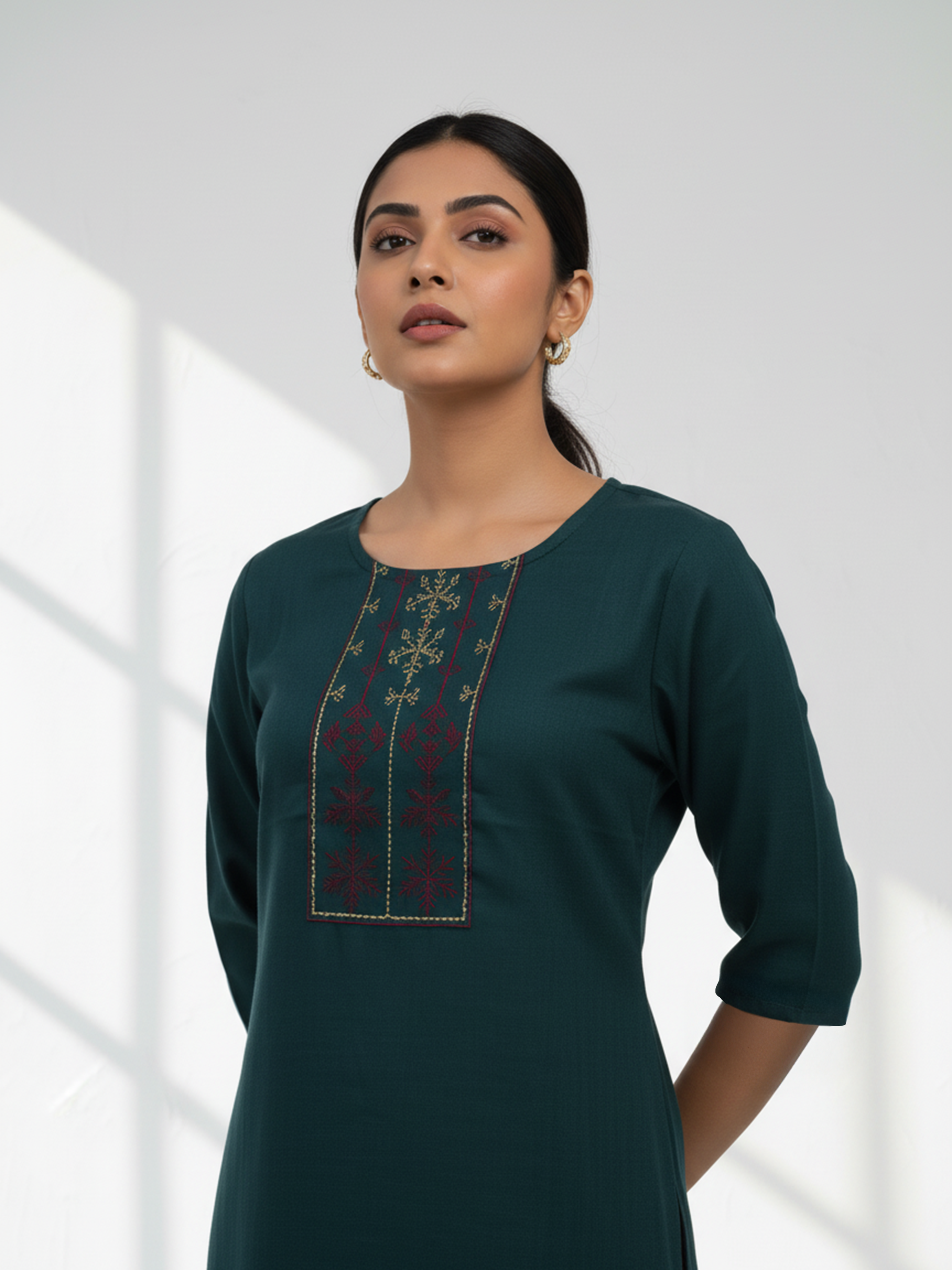 Women’s Dark Green Cove Kurti