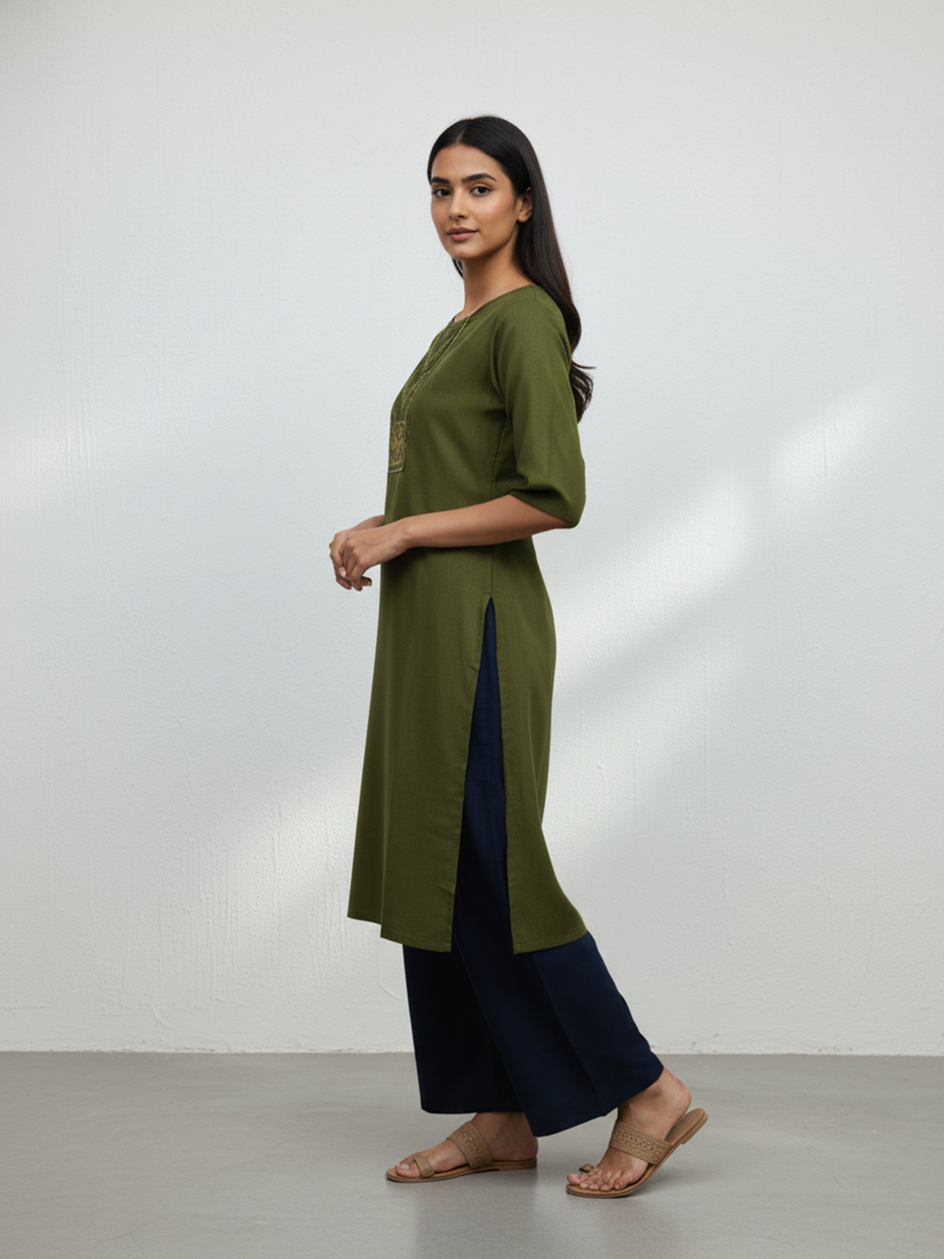 Women’s Mehndi Line Kurti