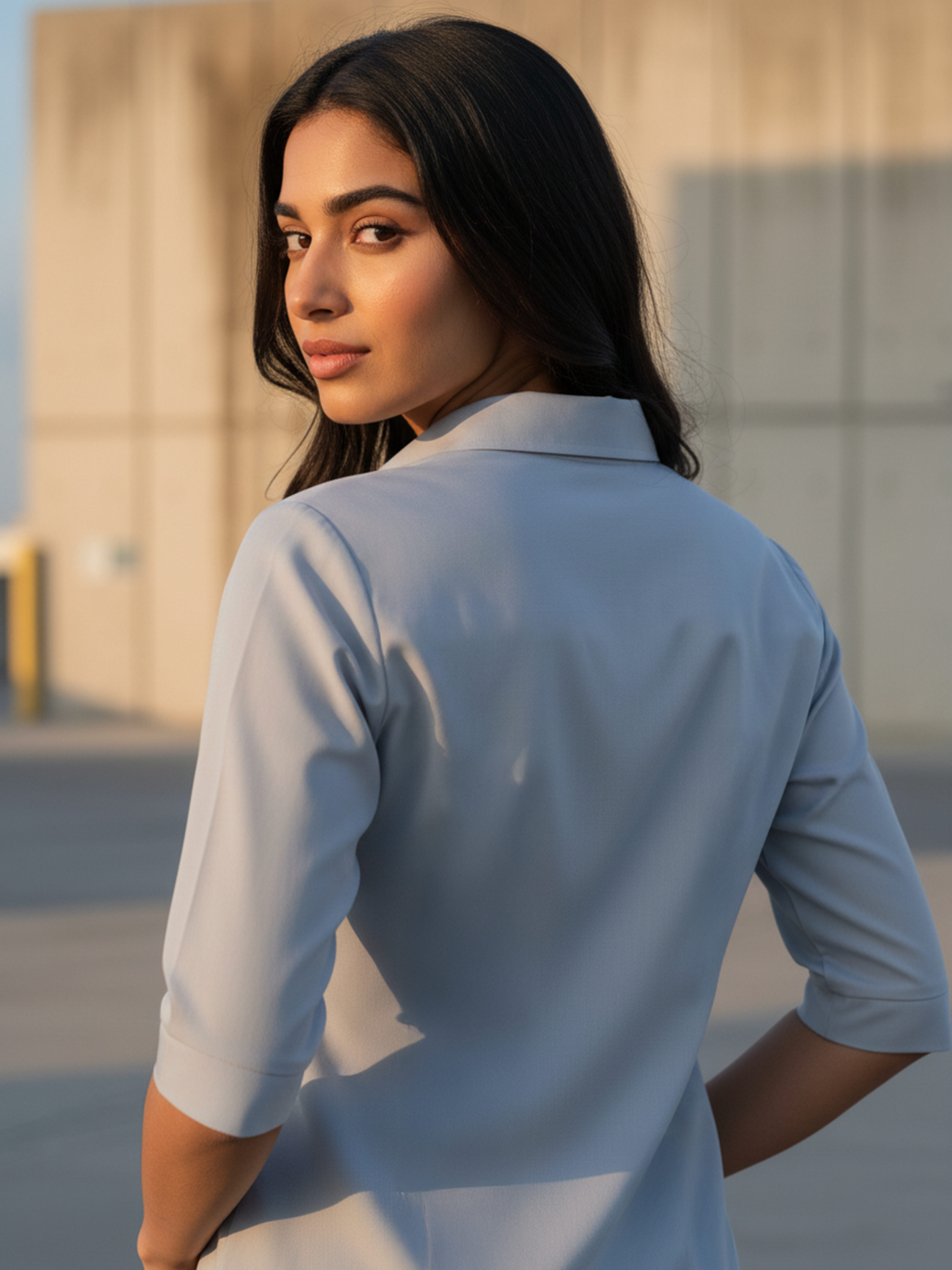 Women’s Light Grey Aura Relax Shirt