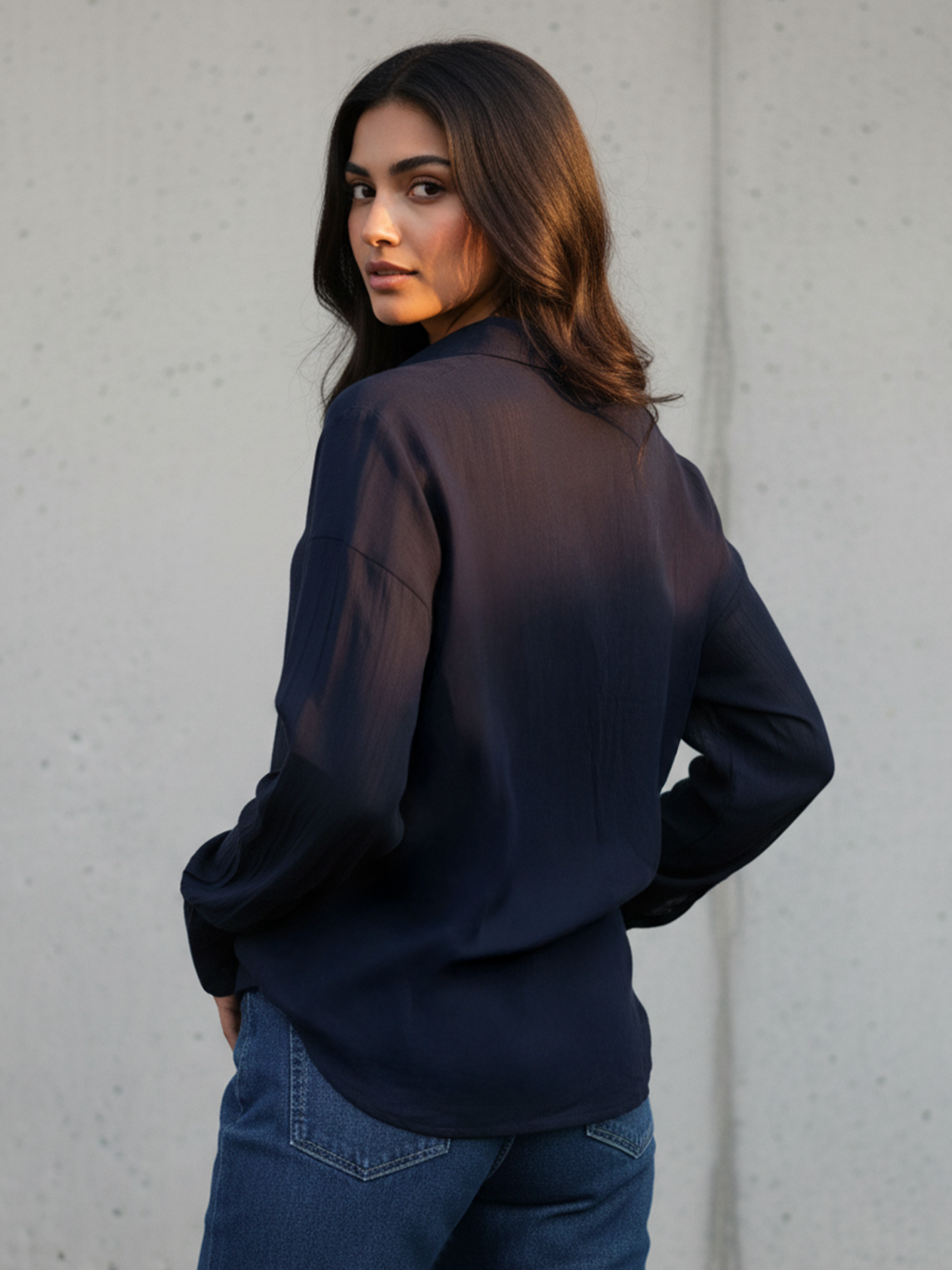 Women’s Navy Cove Relax Shirt