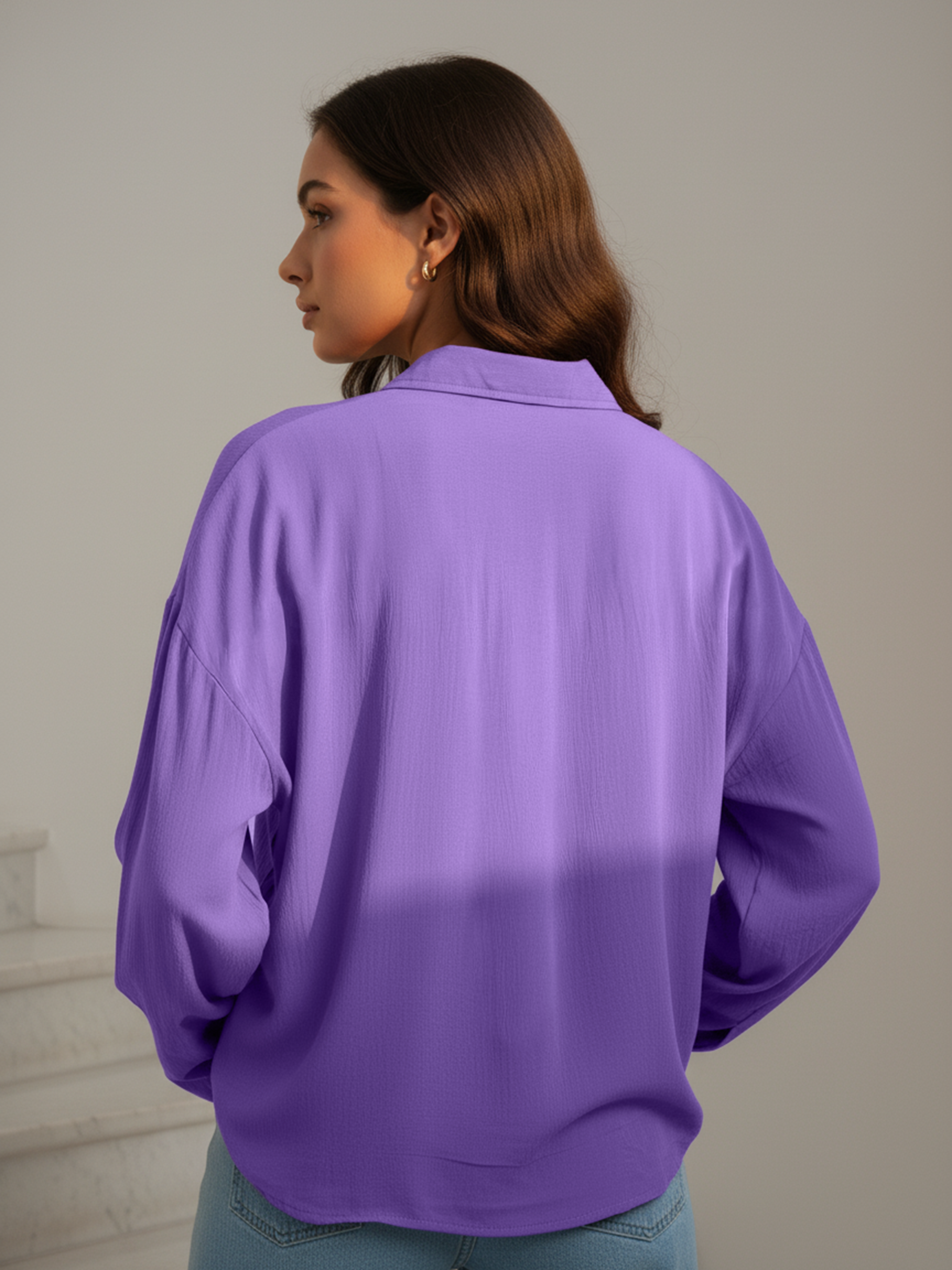 Women’s Purple Aura Relax Shirt