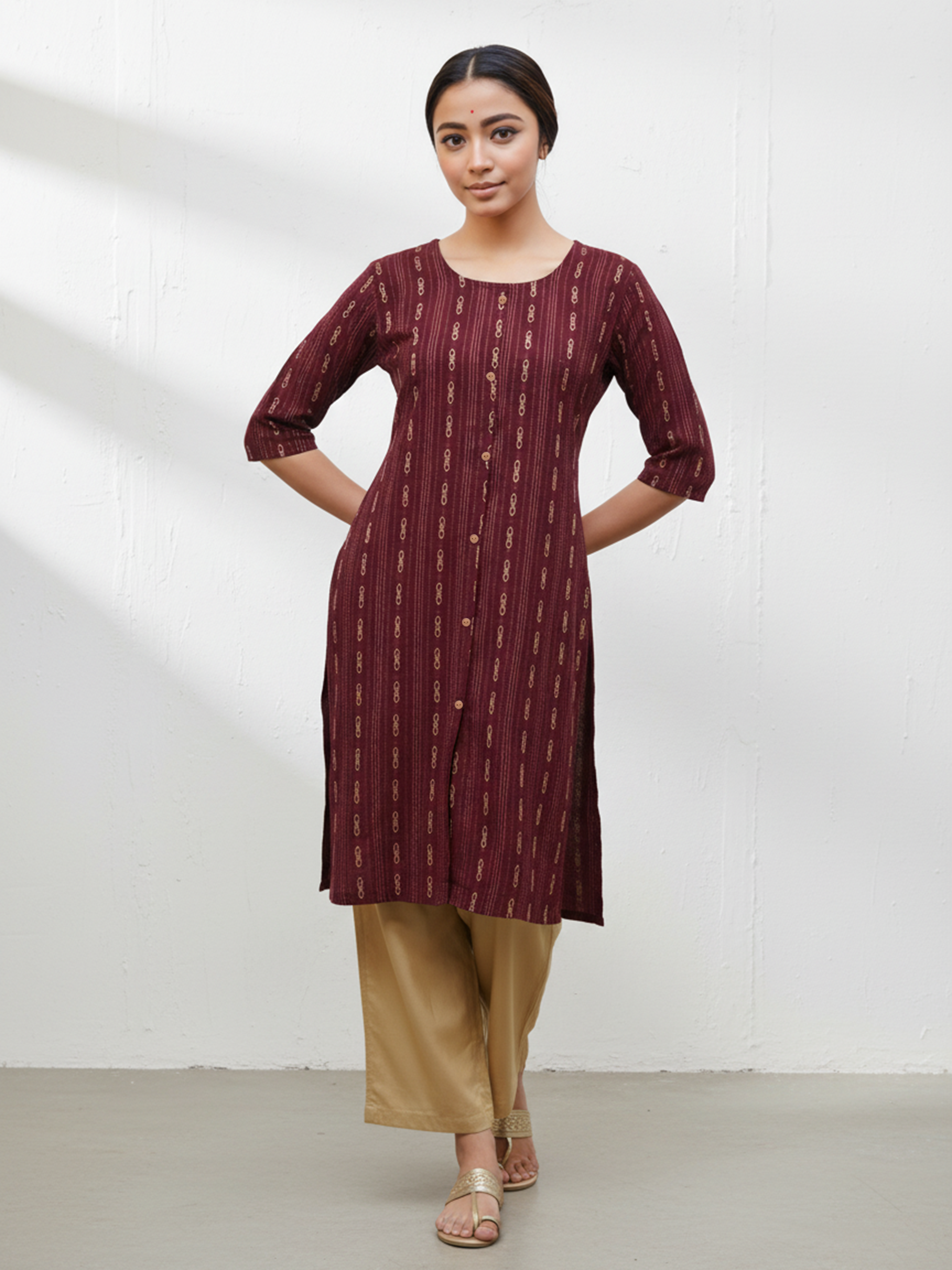 Women’s Red Calm Kurti