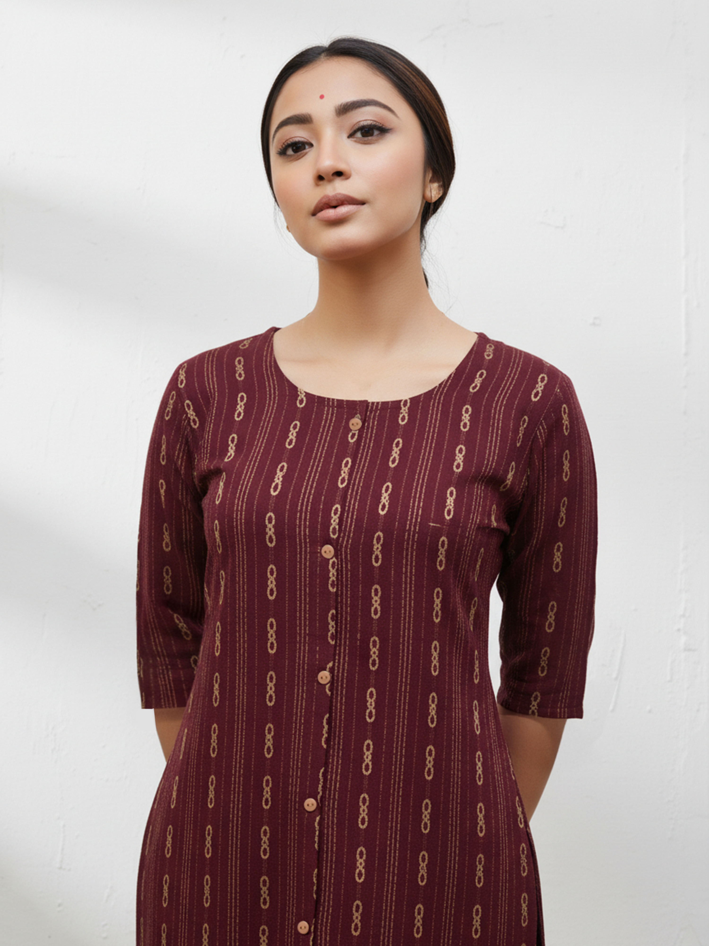 Women’s Red Calm Kurti