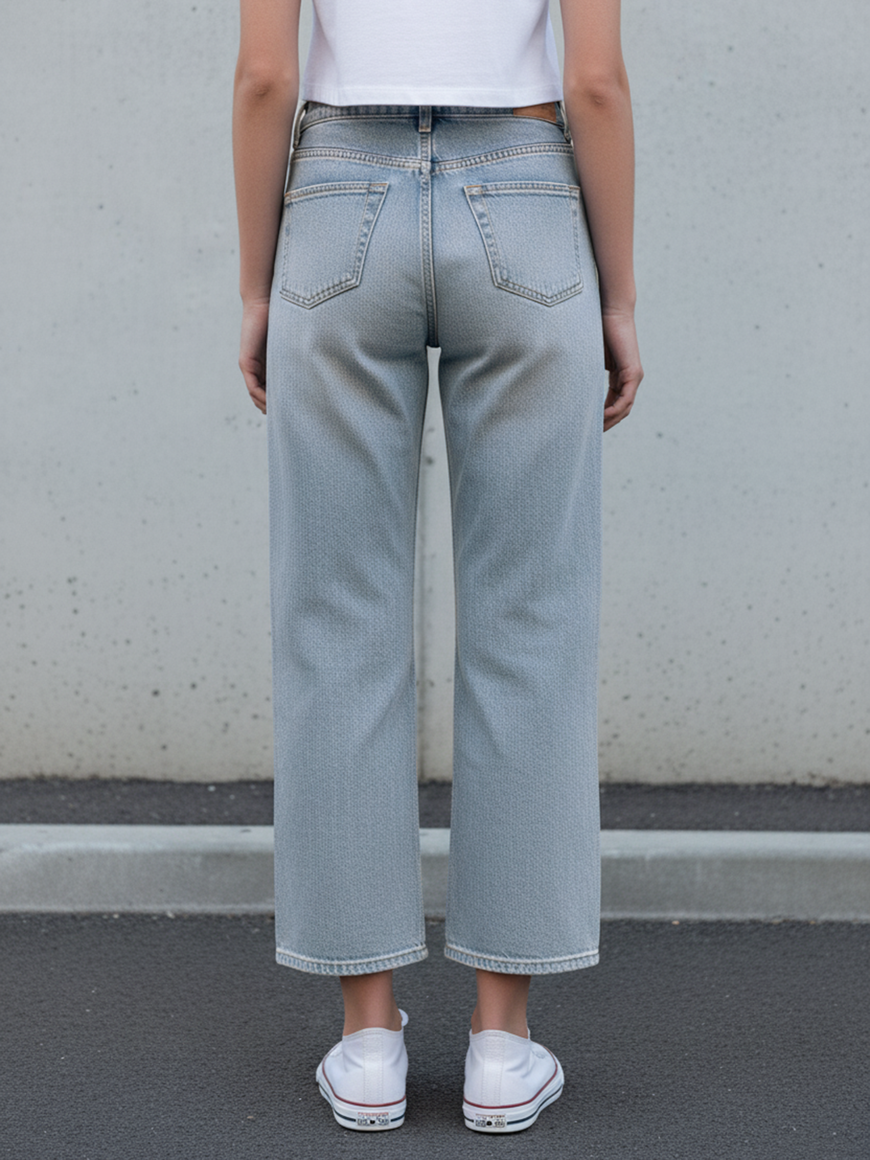 Ice Blue Women's Straight Fit Jeans