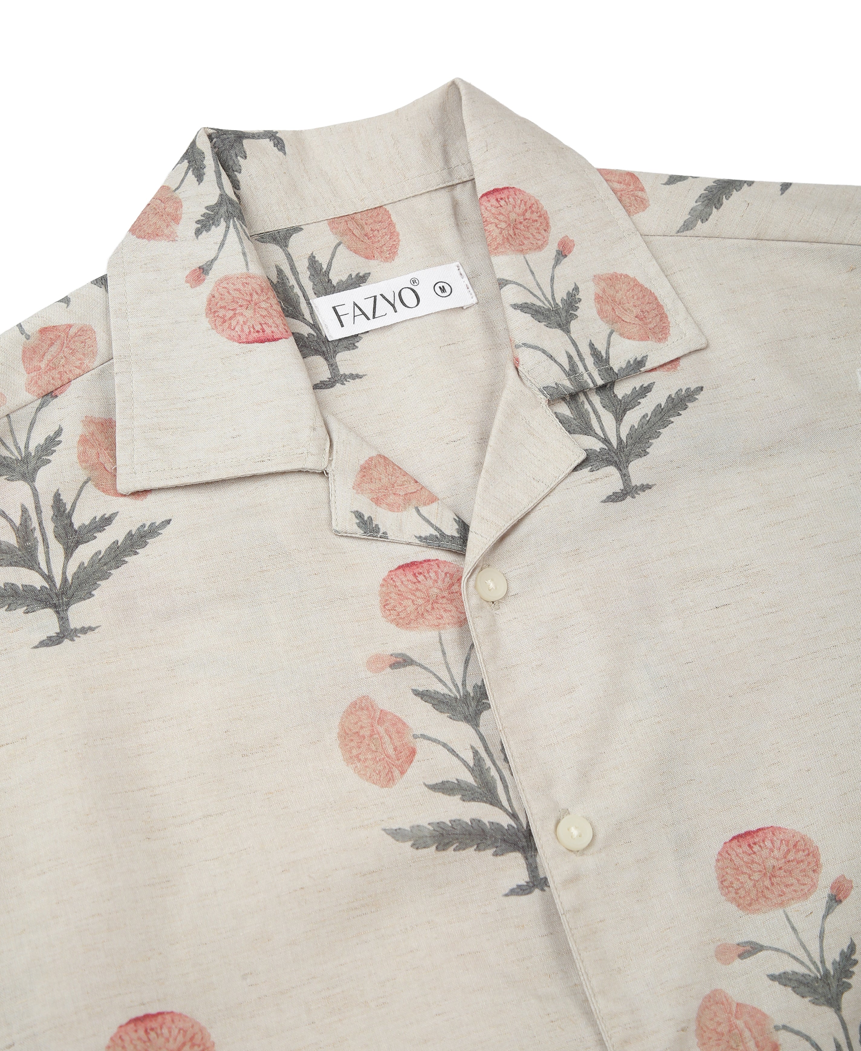 Seaside Mirage Printed Linen Shirt
