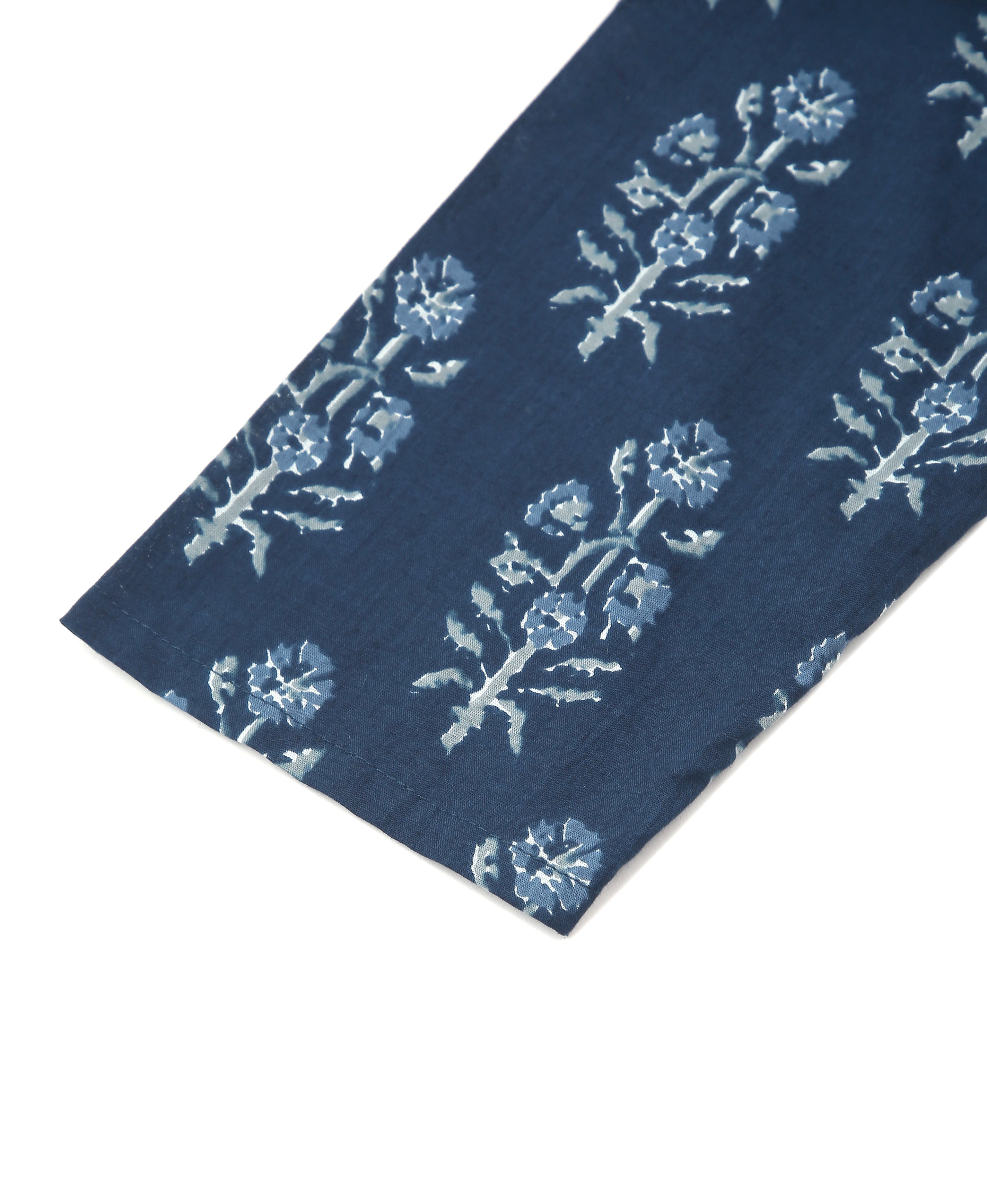 Midnight Bloom Straight Kurti