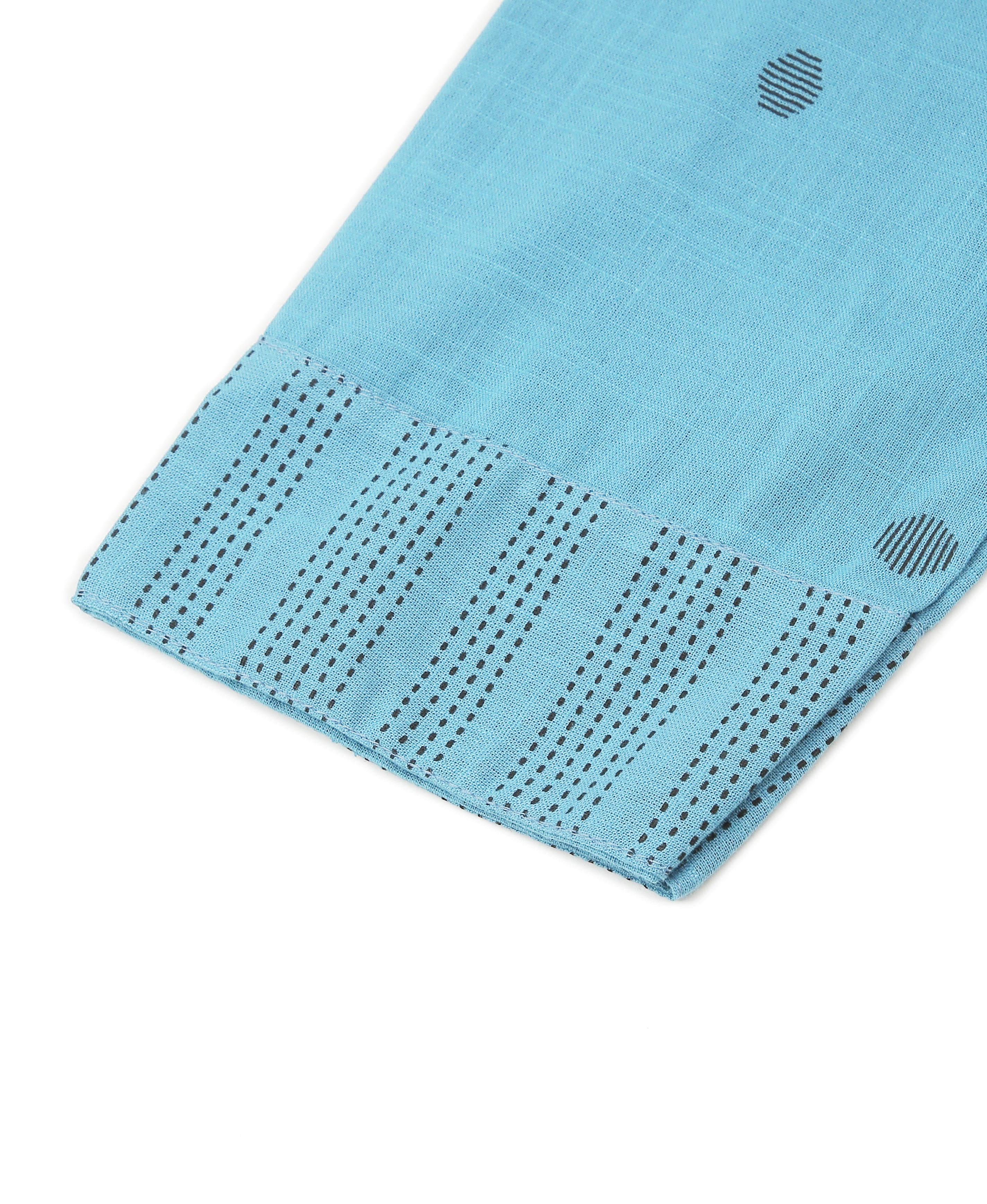 Azure Slub Cotton Kurti