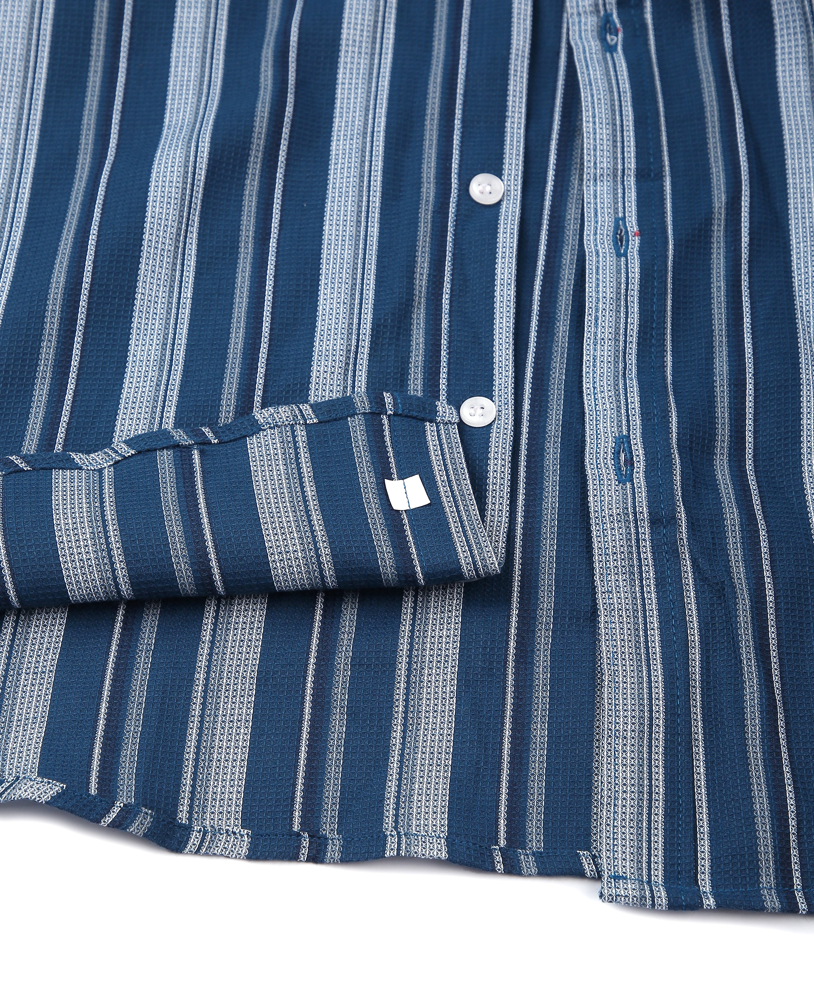 Azure Stripe Tailored Shirt