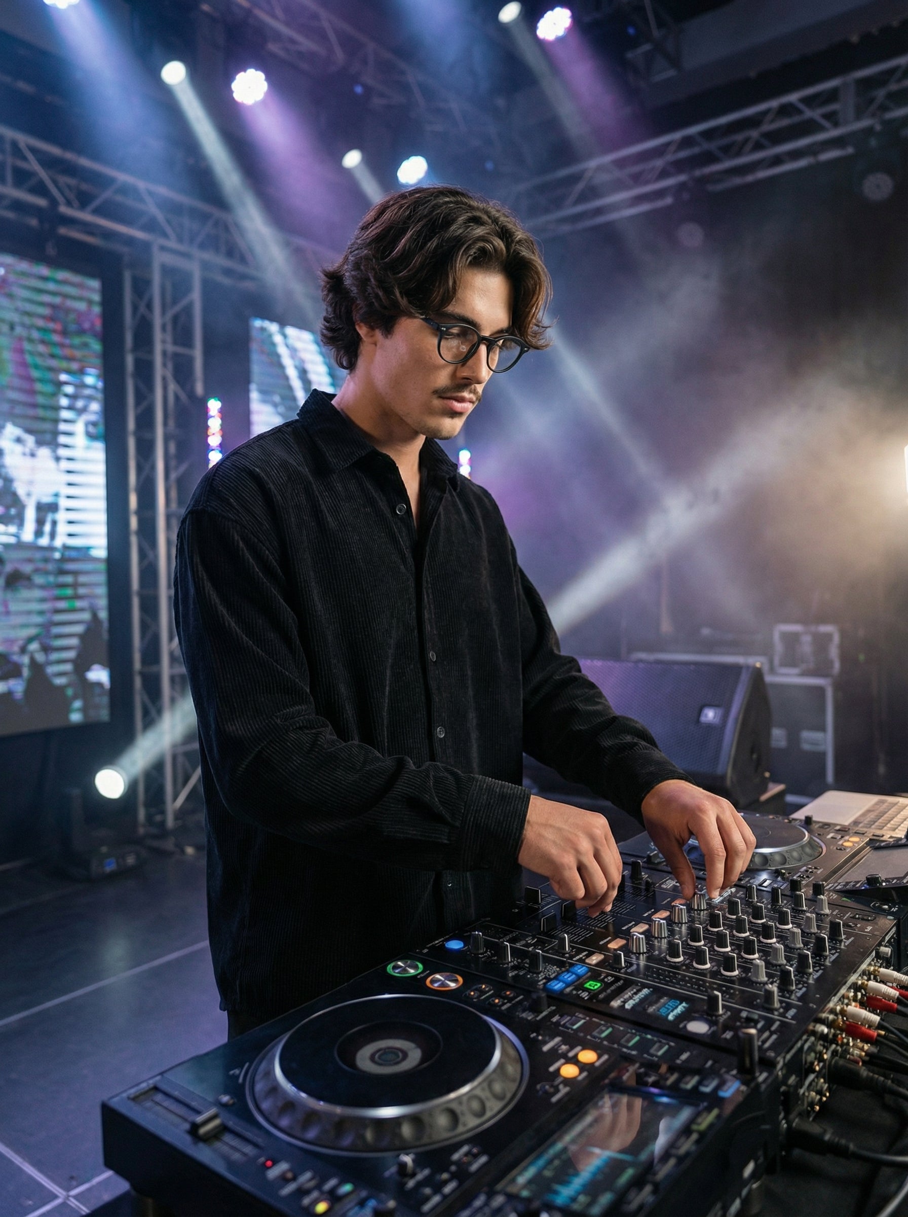 Black Corduroy Relax Fit Full Sleeve Shirt