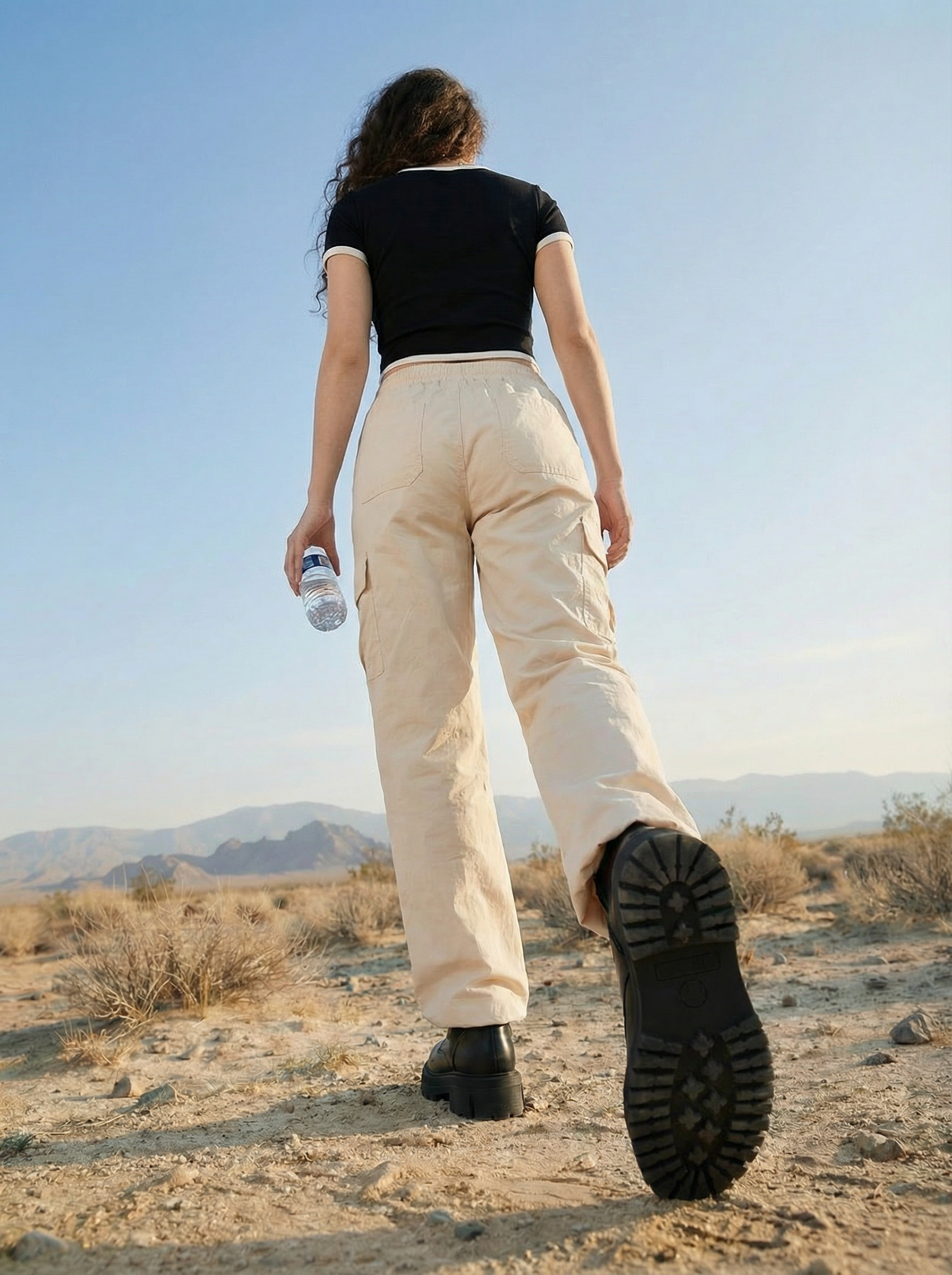 Regular Fit Womens Cargos