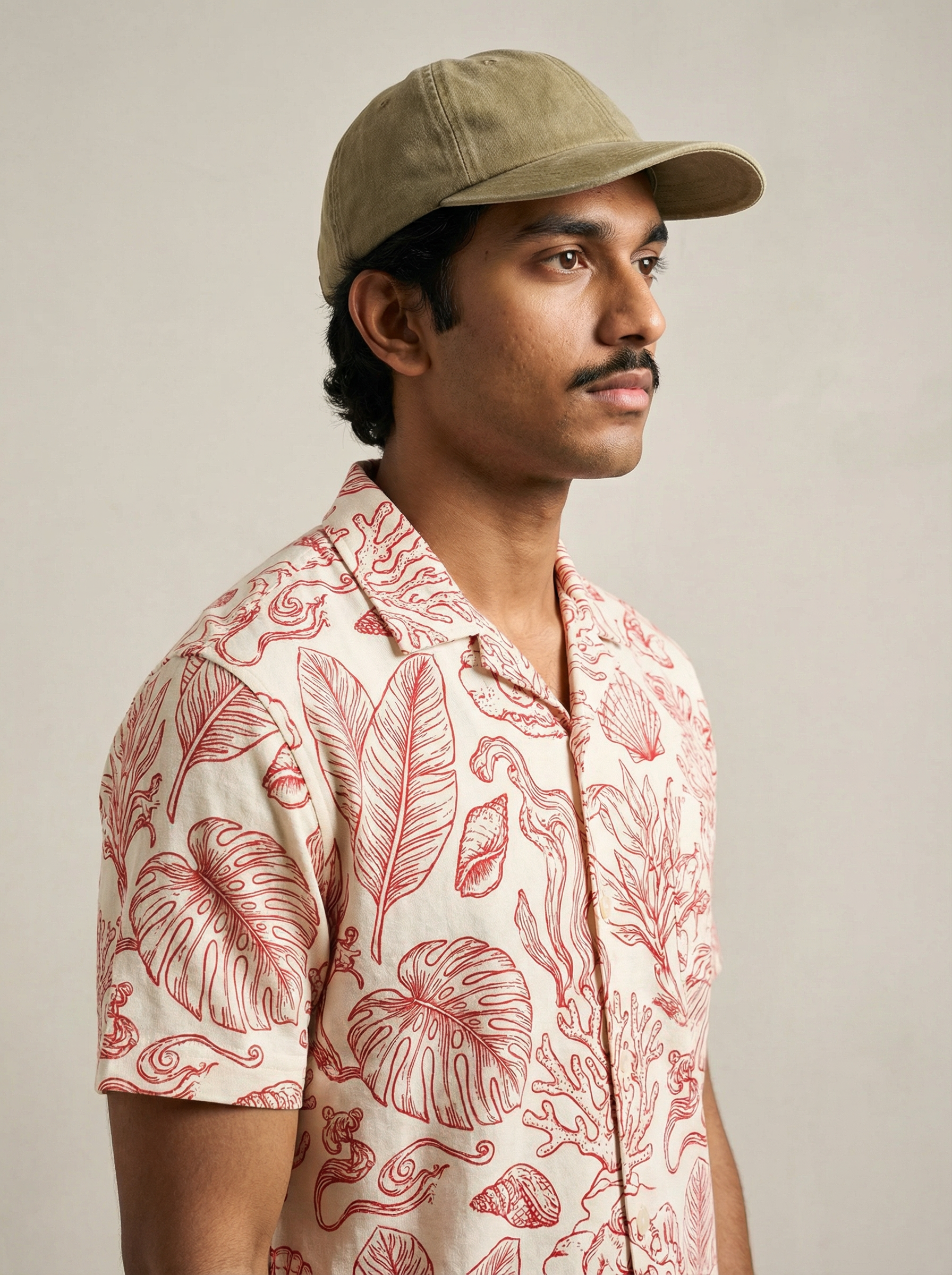 Men’s Printed Knit Regular Fit Shirt