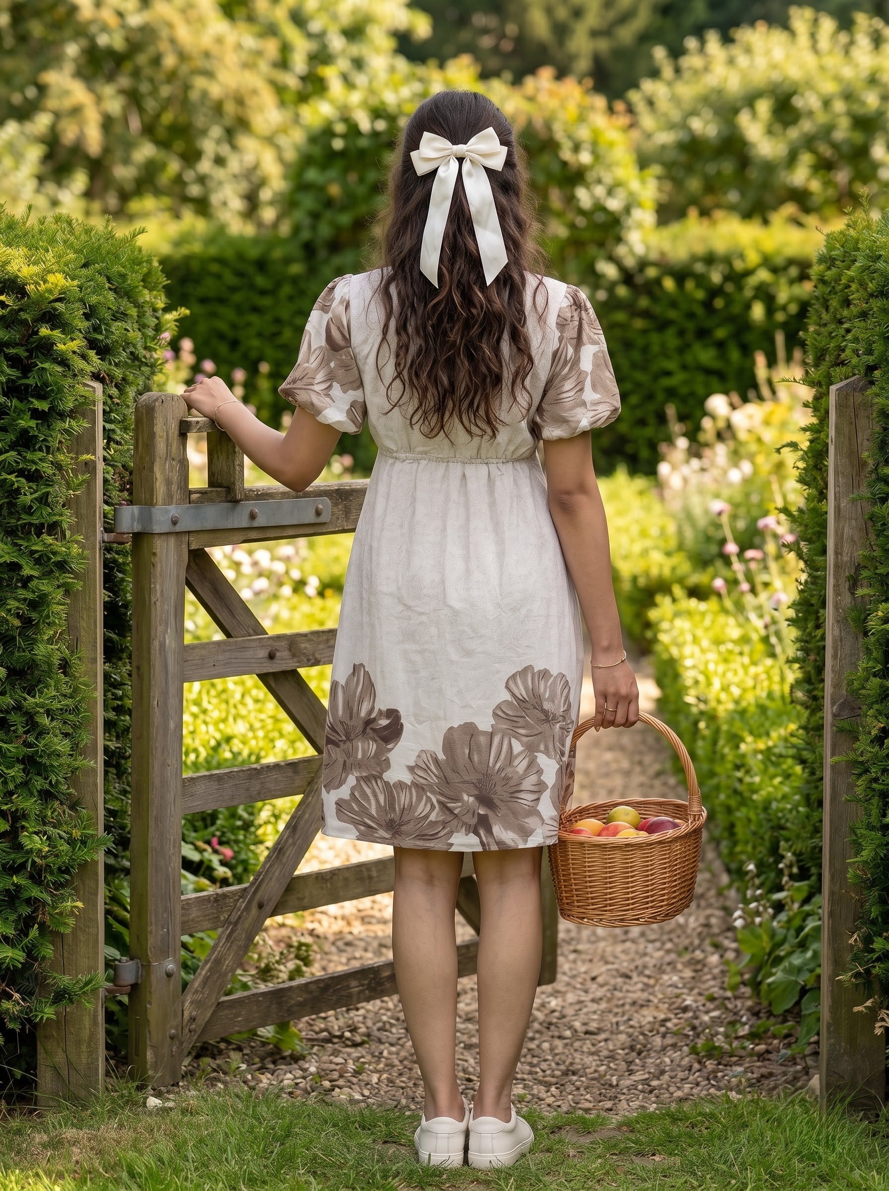 Women's Polyester Blend Brown Regular Fit Dresses