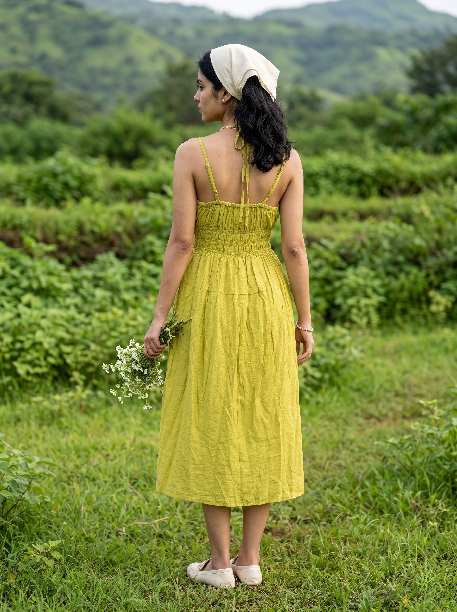 Women's Polyster Blend Pista Color Regular Fit Dresses