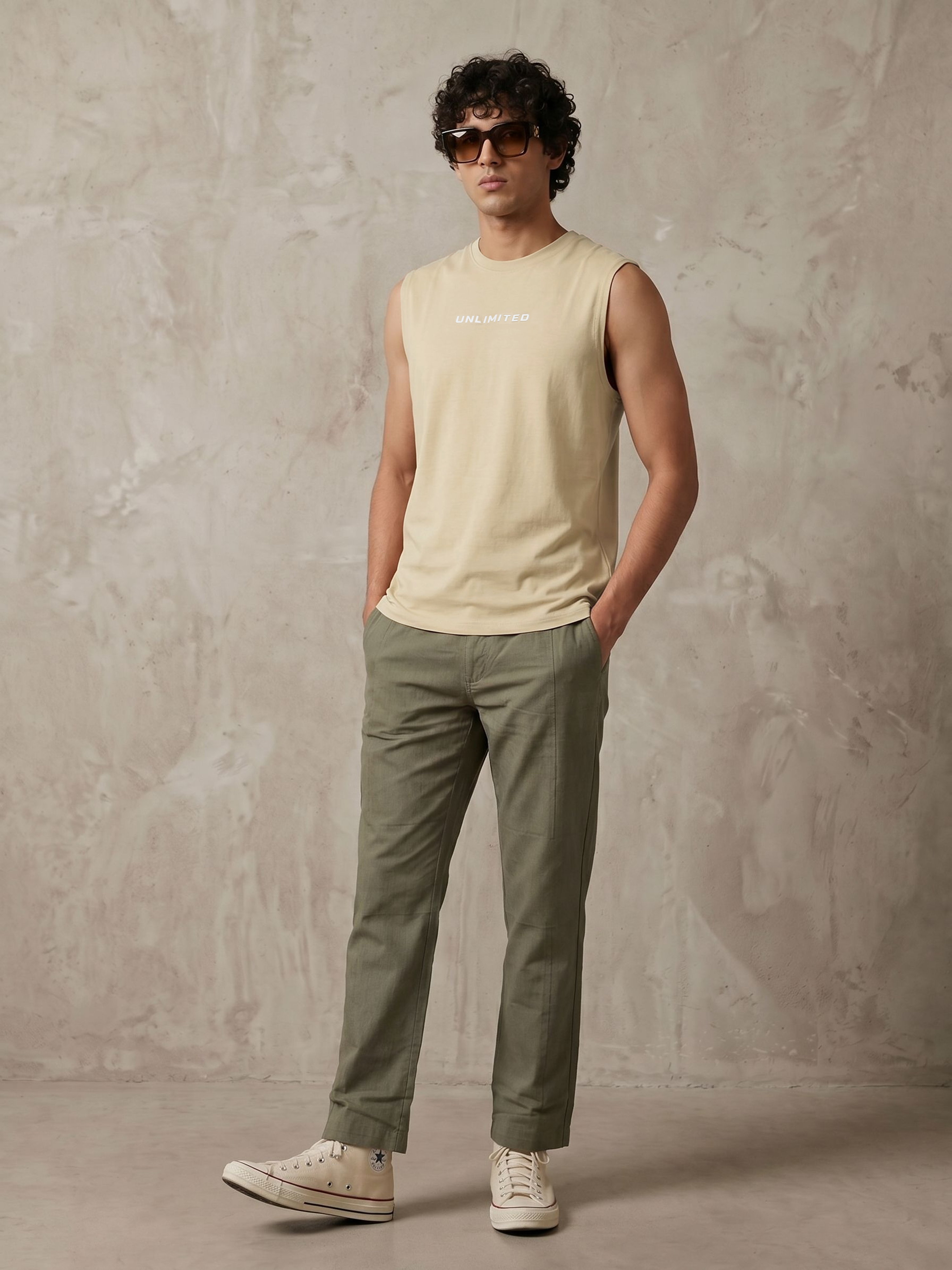 Men's S/J 200Gsm Sandal Relaxed Fit T Shirt
