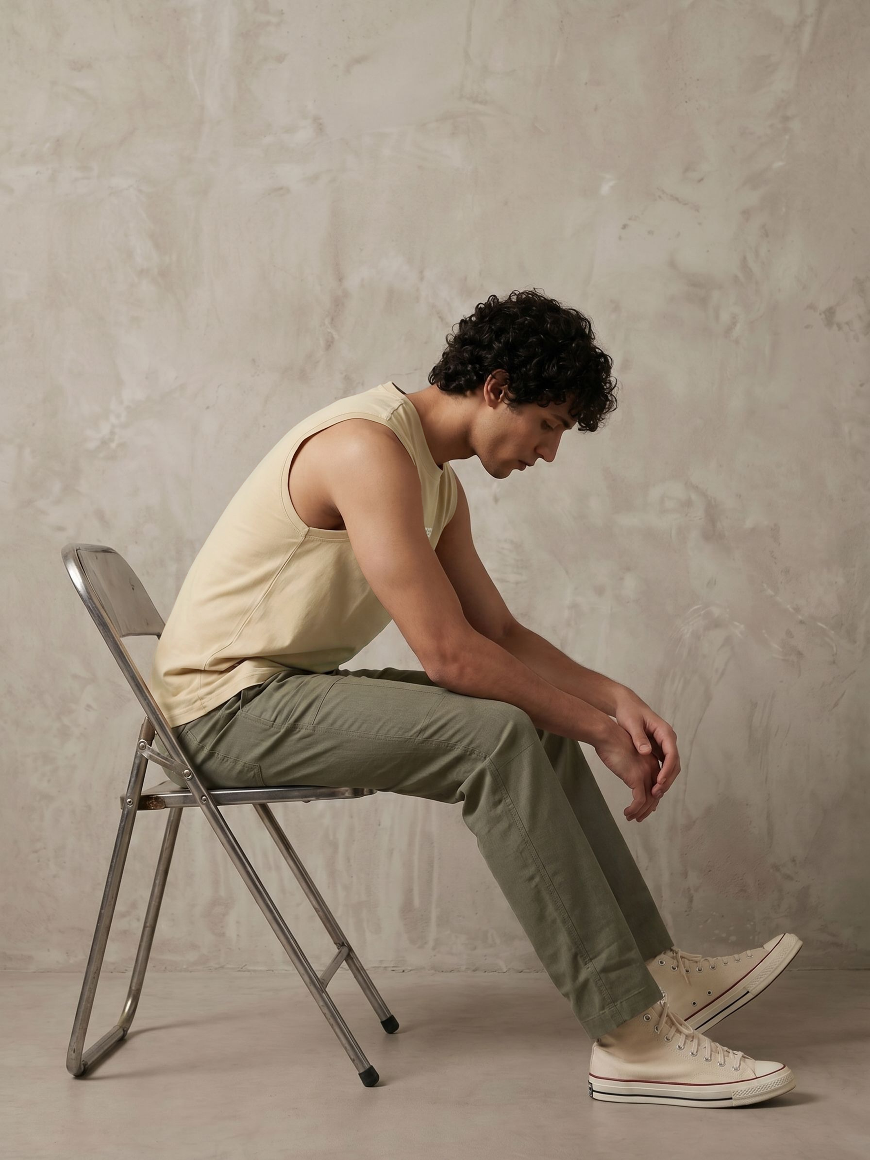 Men's S/J 200Gsm Sandal Relaxed Fit T Shirt