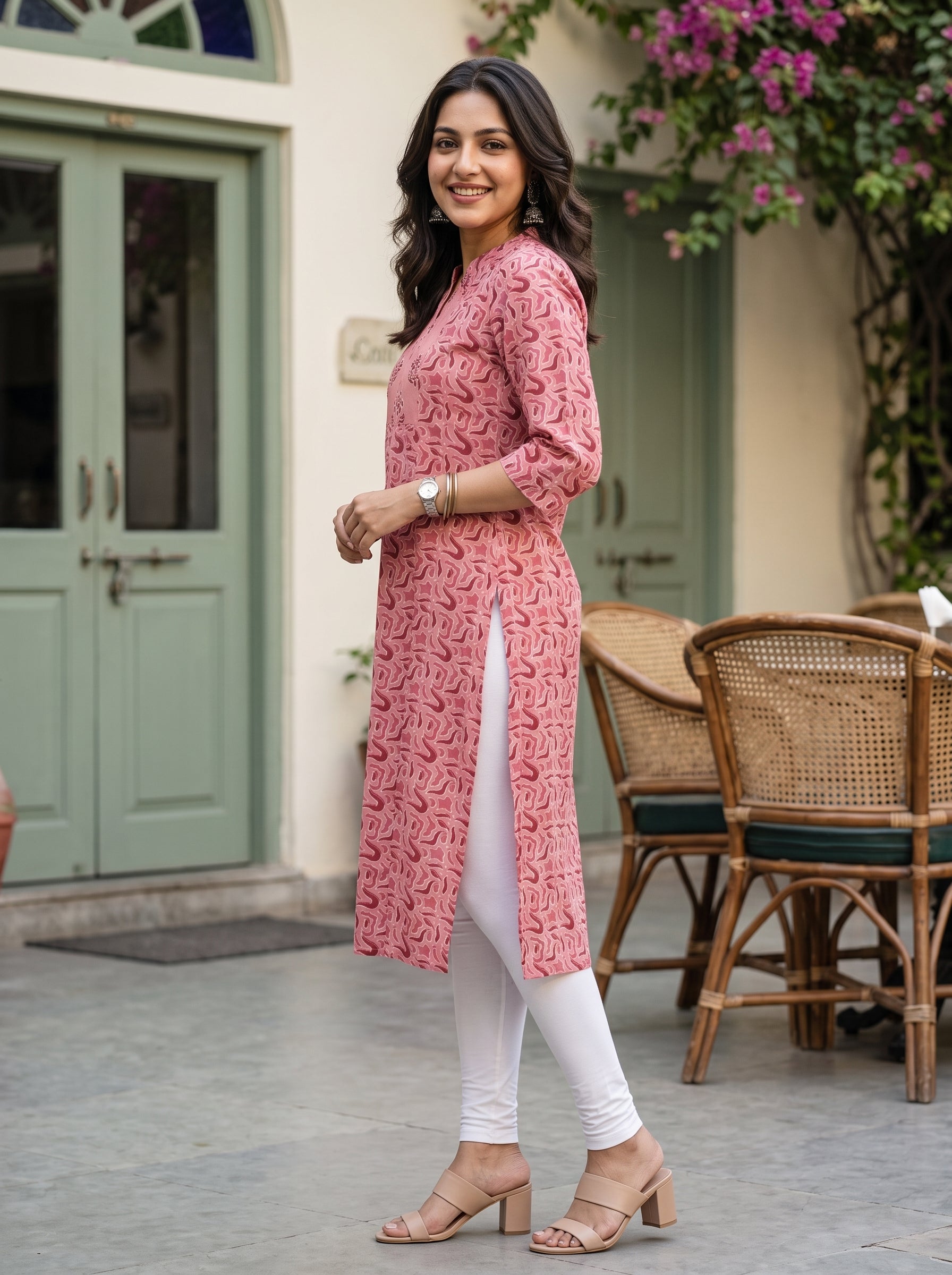 Women's Cotton Gajri Regular Fit Kurti
