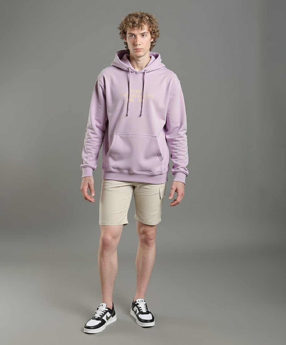 Men's Hoodies Pastel Pink