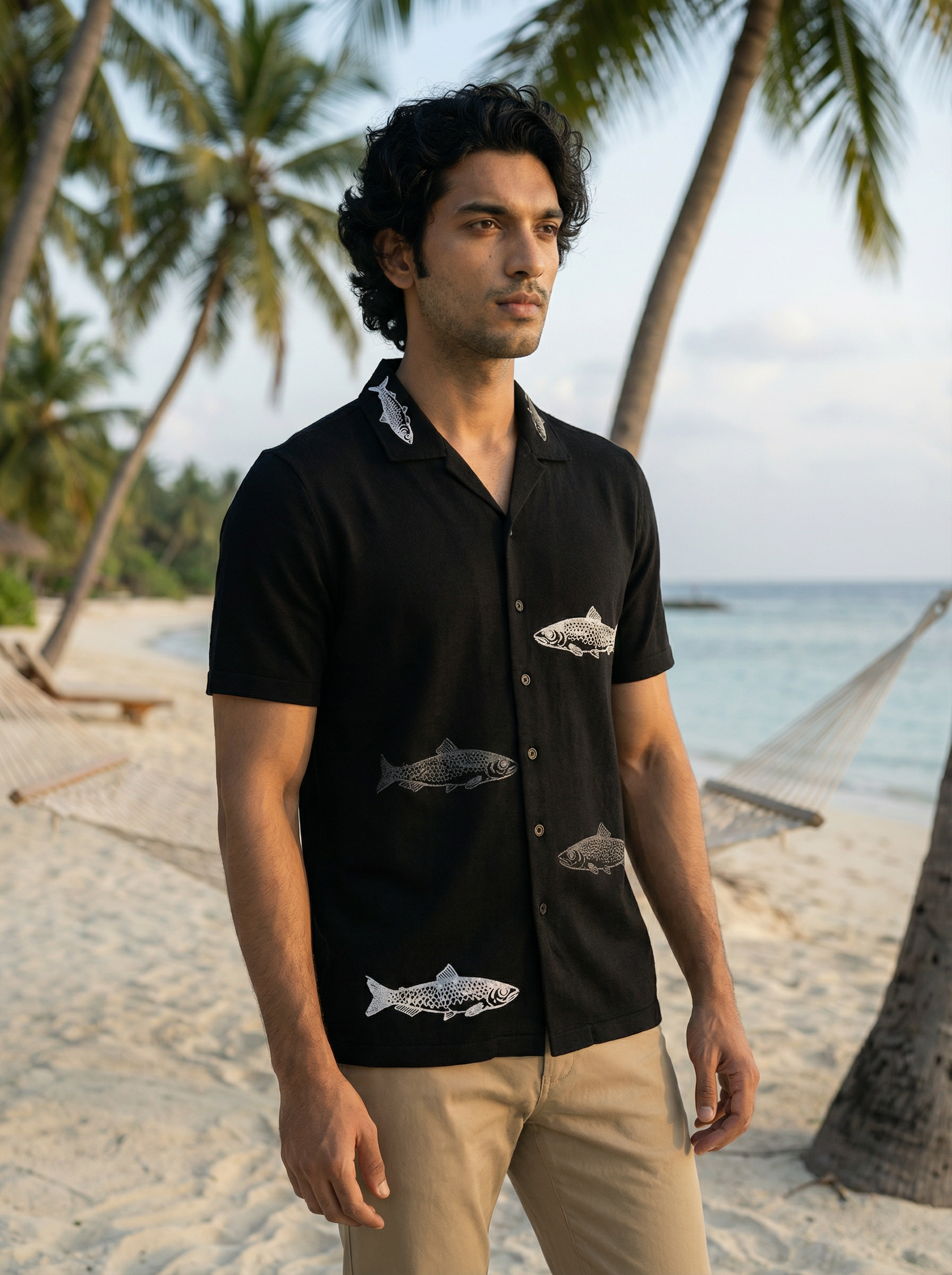 The Regular Fit Shirt | Multi Colour Knit-poly Cotton