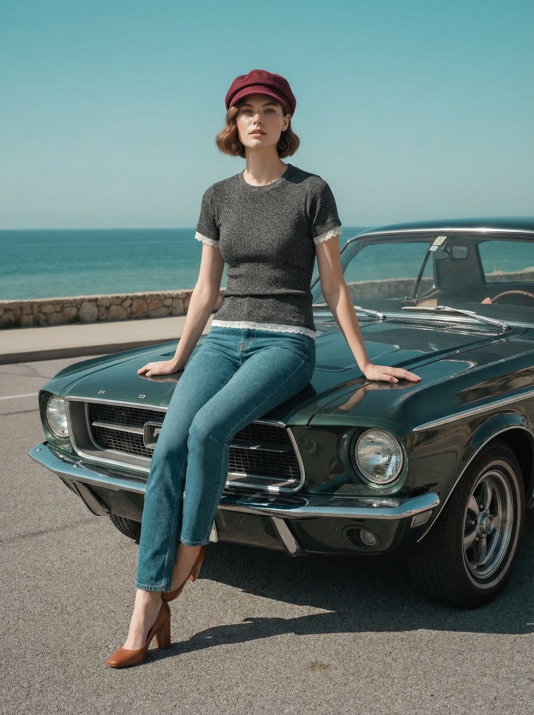 Anthracite Regular Fit Crew Neck T-Shirt