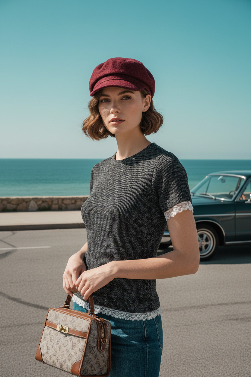 Anthracite Regular Fit Crew Neck T-Shirt