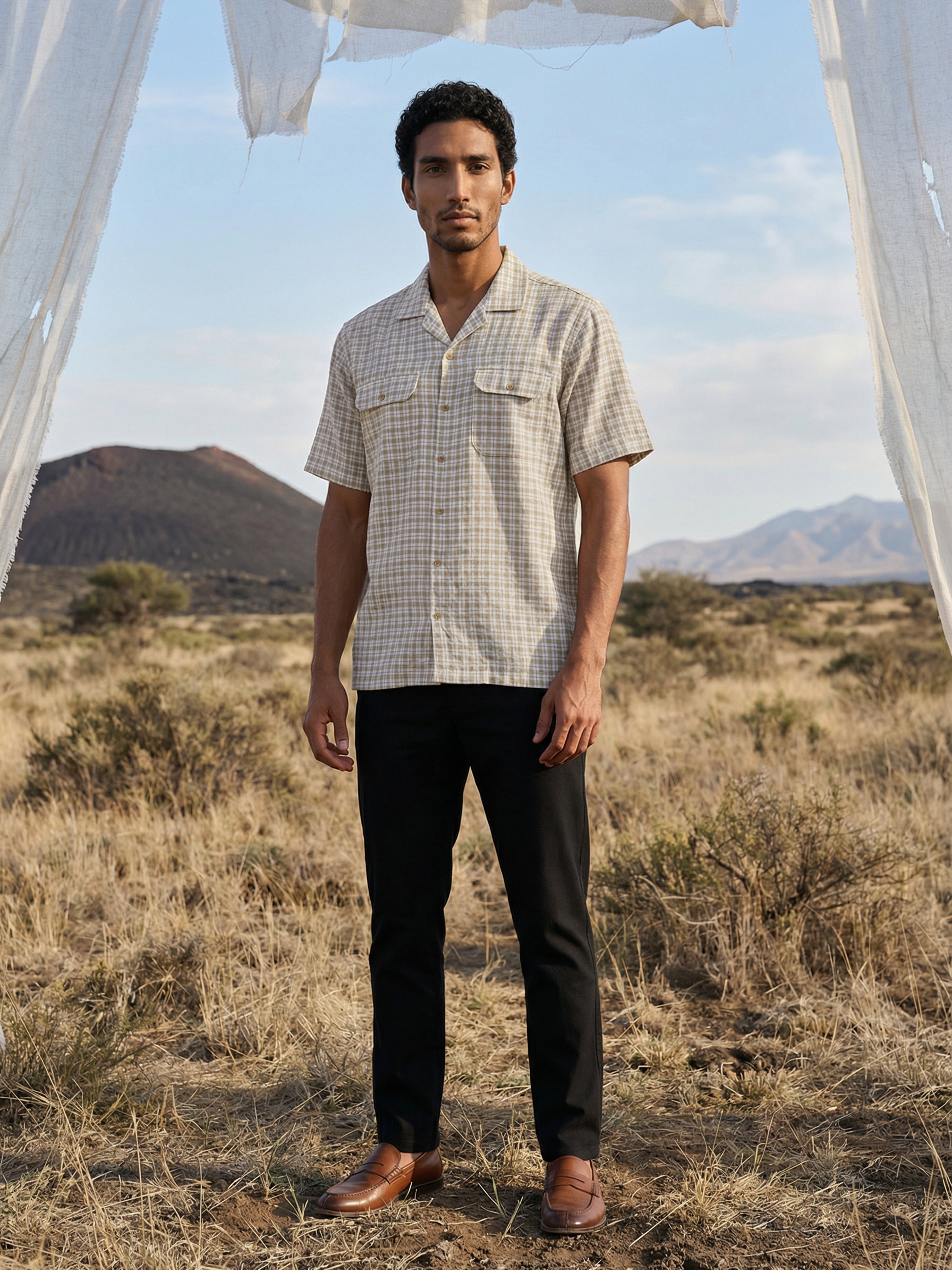 The Oversized Shirt | Cream Polyster Cotton