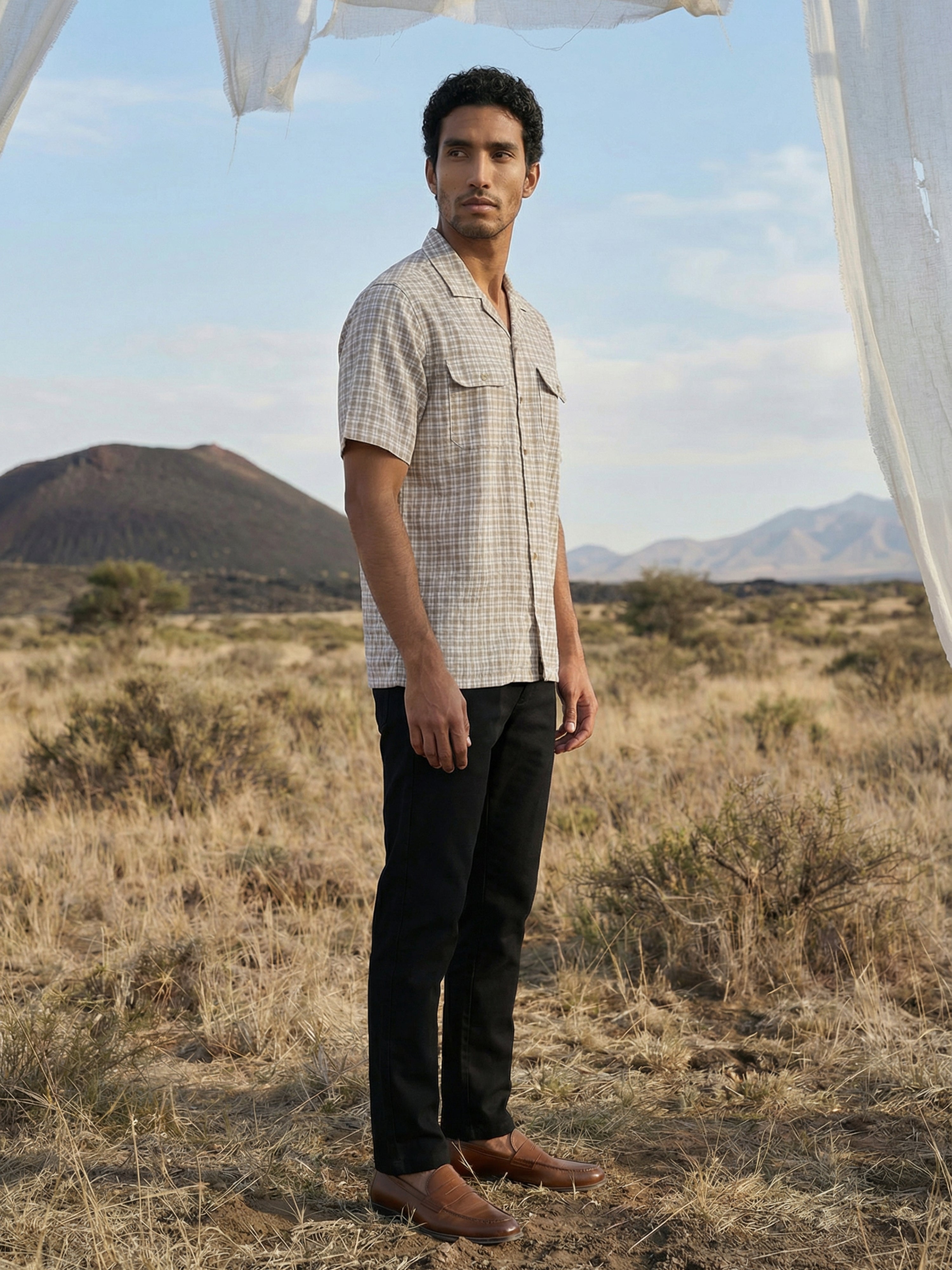 The Oversized Shirt | Cream Polyster Cotton