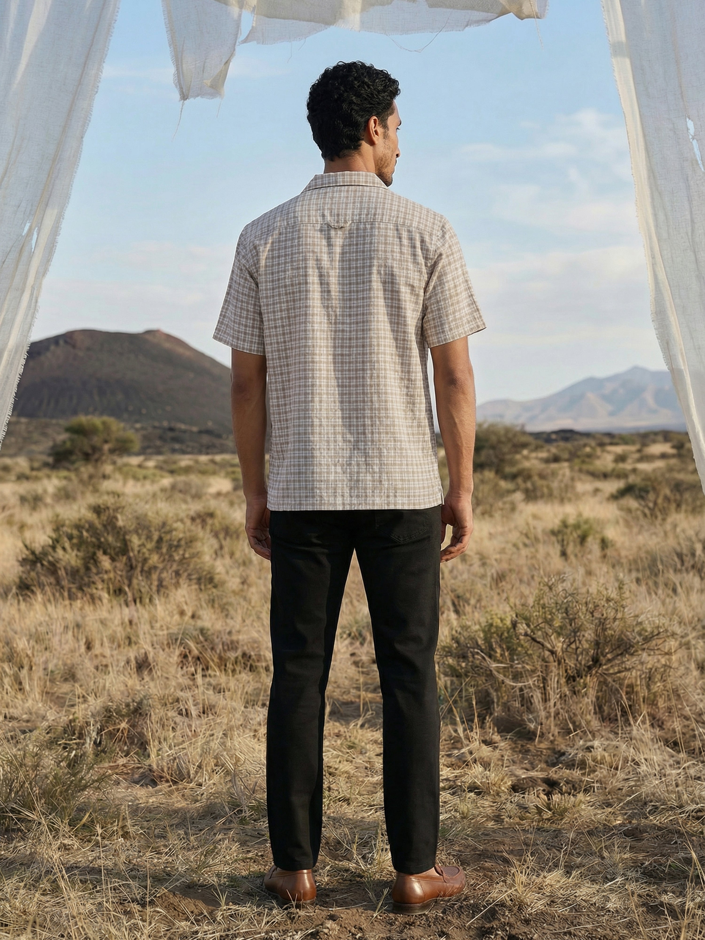 The Oversized Shirt | Cream Polyster Cotton