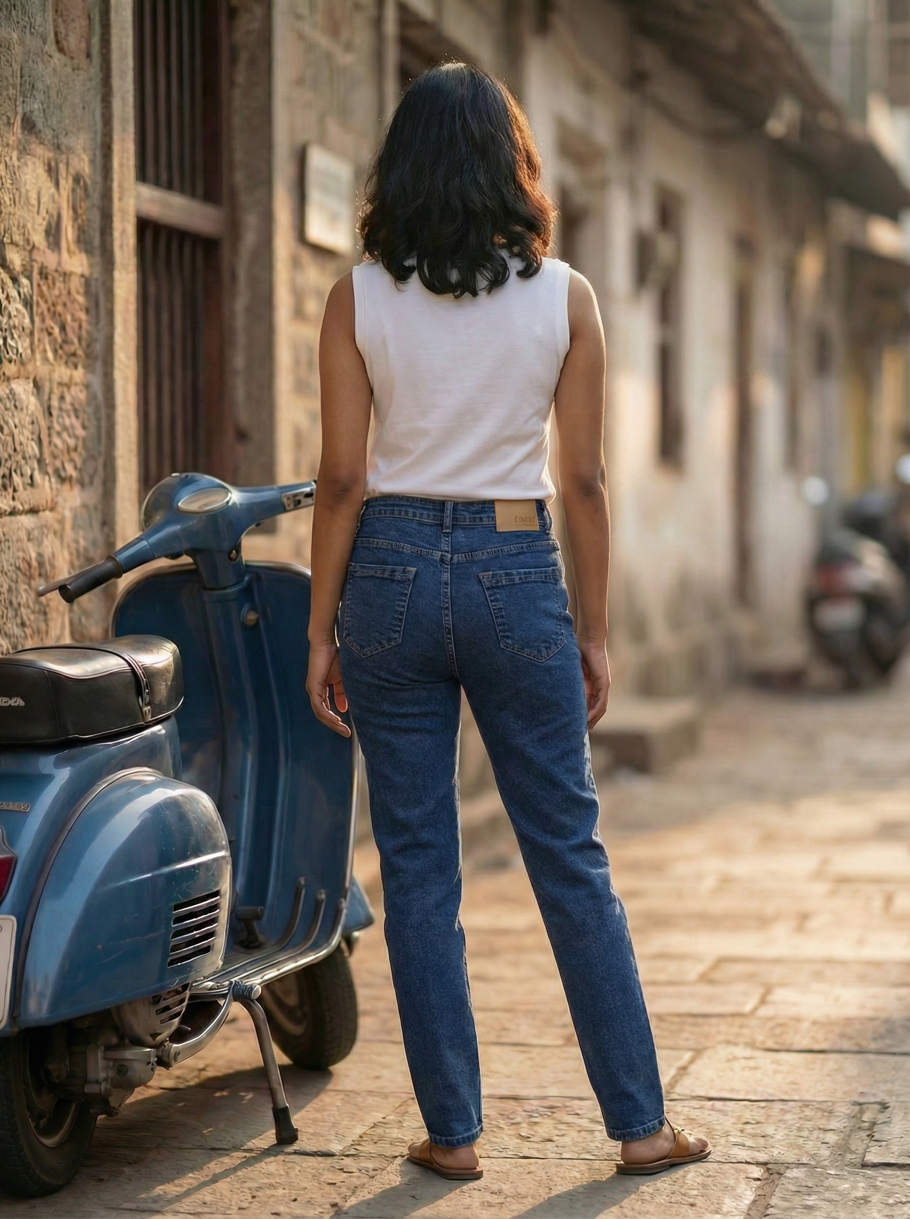 Plain Skinny Jeans for Women
