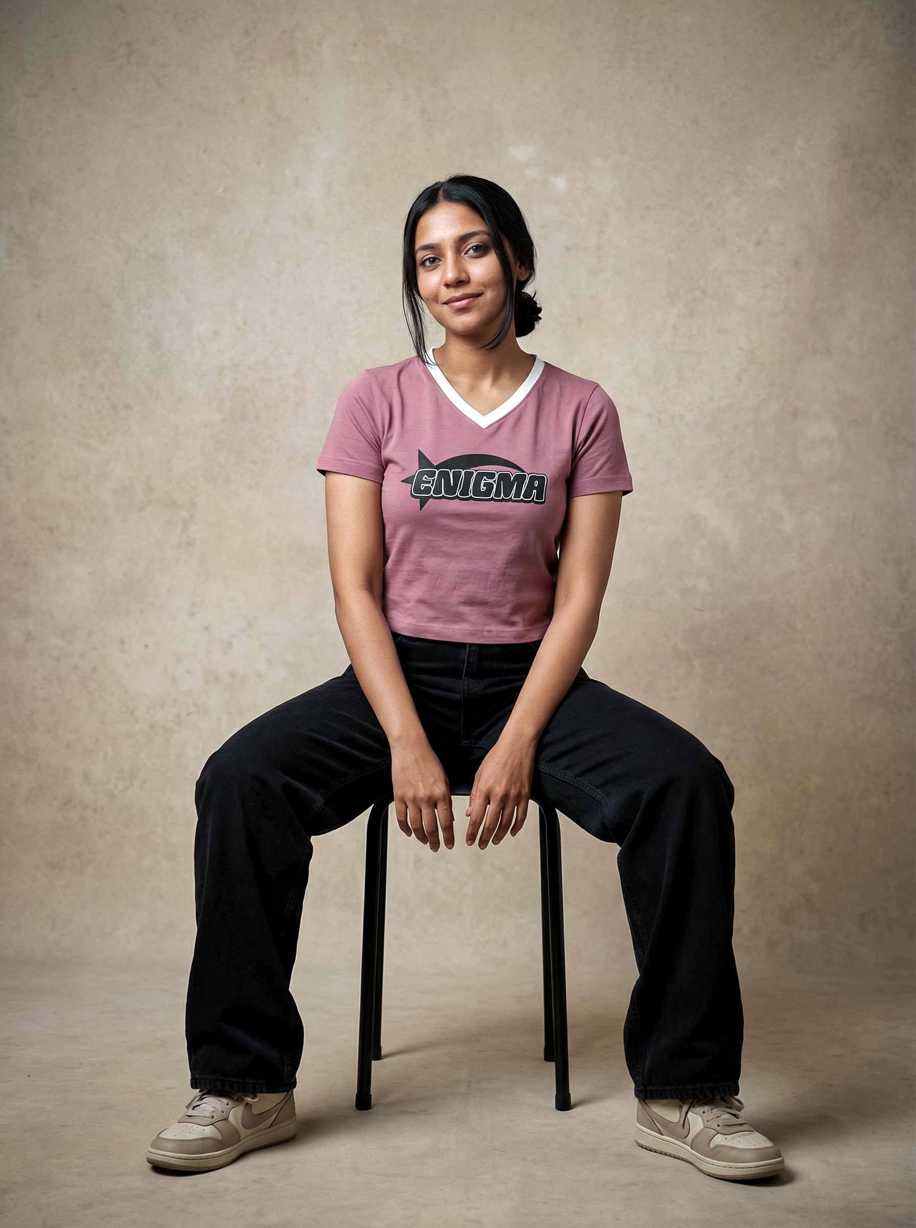 Women’s Orchid Bloom Chest Printed Crop Top