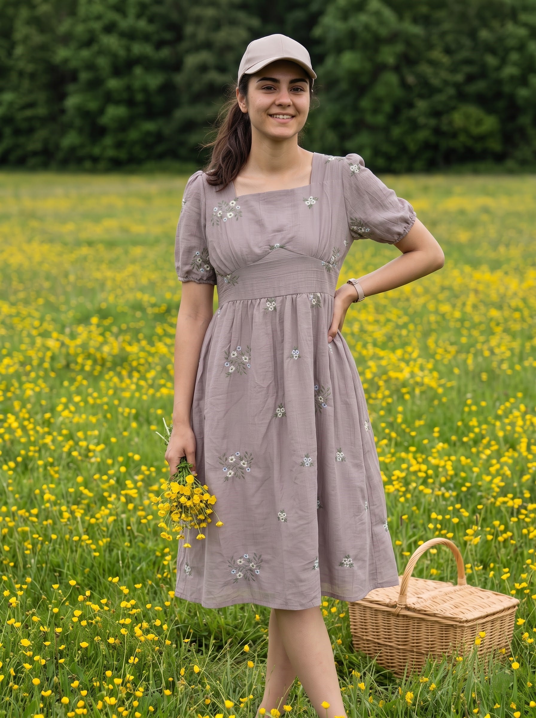 Women's Synrthetic Onion Regular Fit Dresses