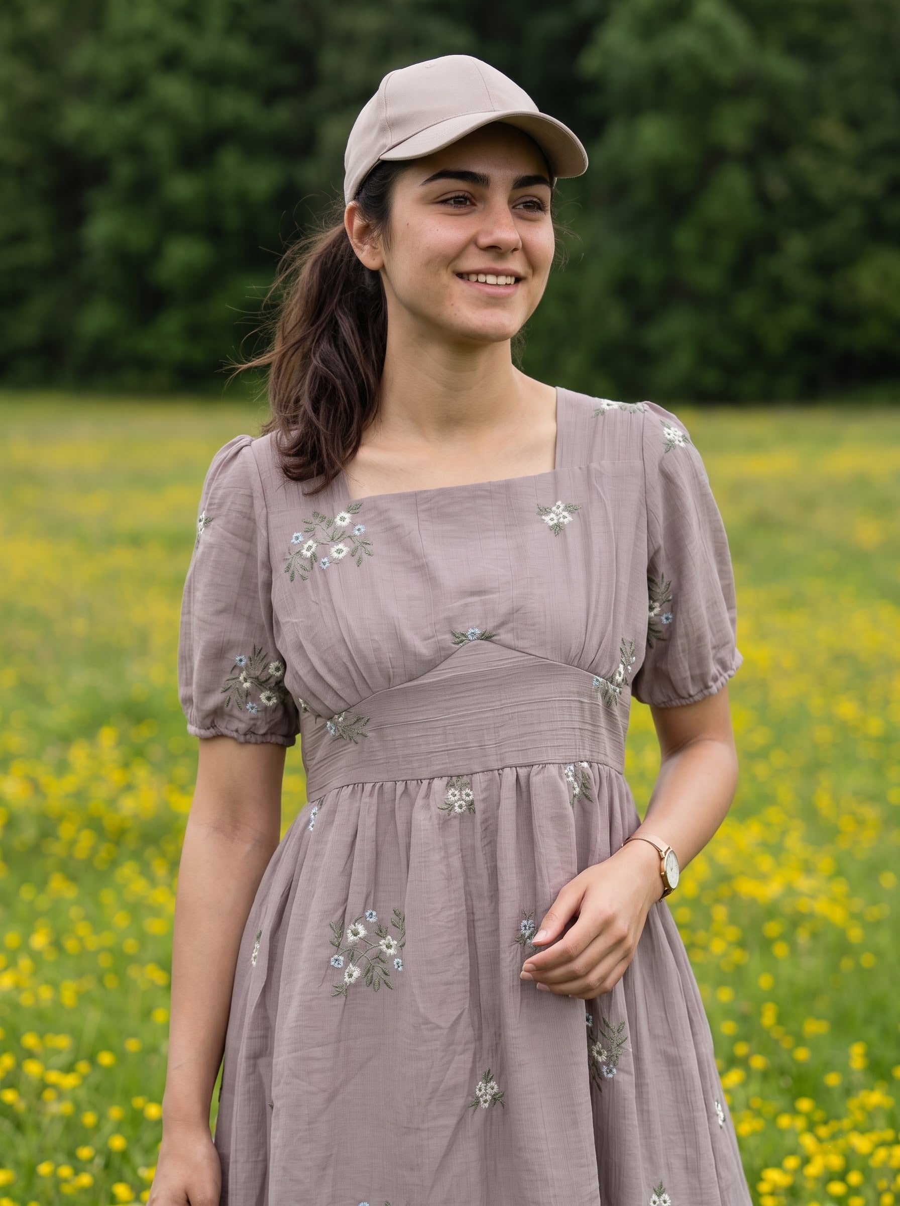 Women's Synrthetic Onion Regular Fit Dresses