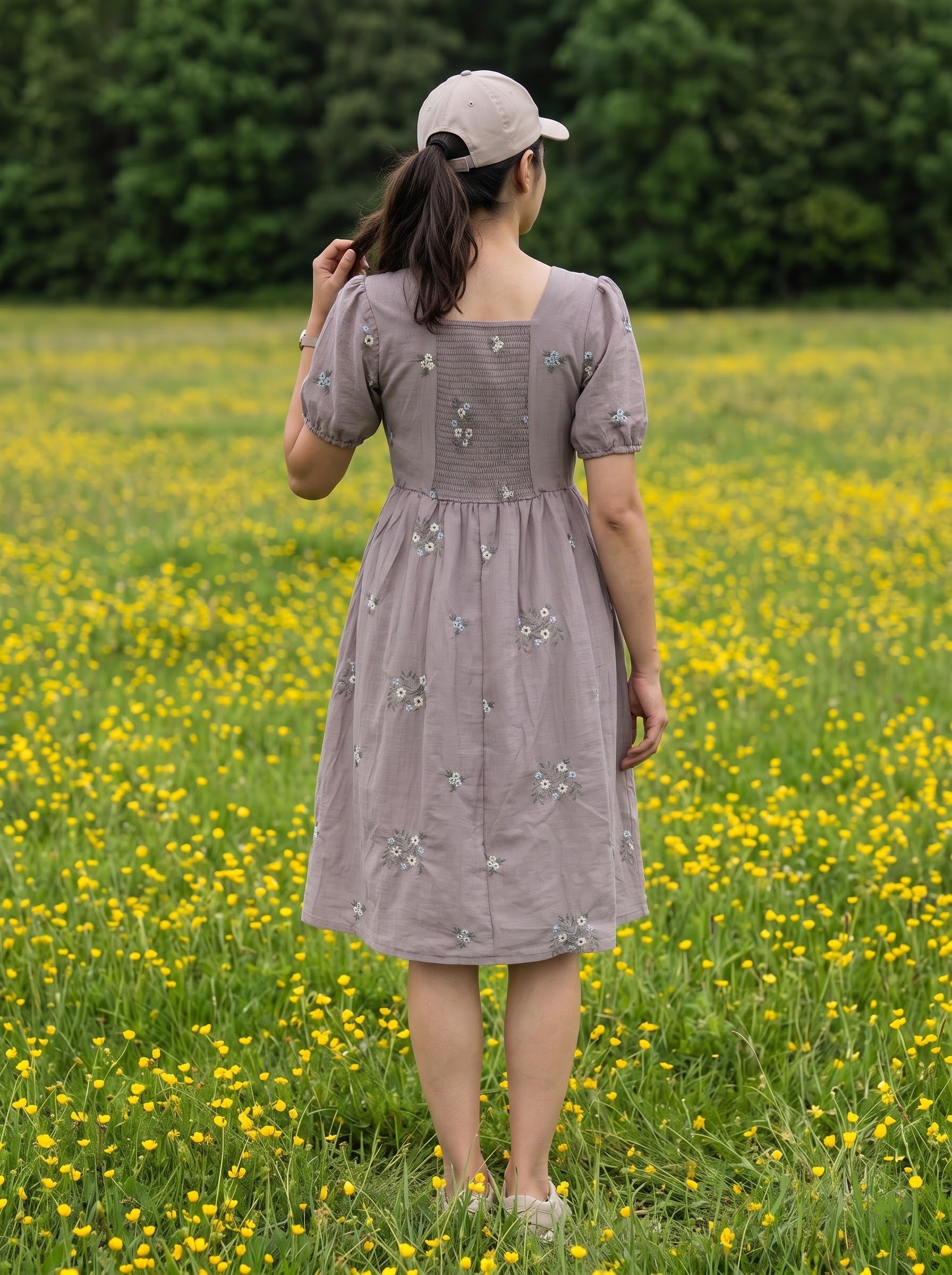 Women's Synrthetic Onion Regular Fit Dresses