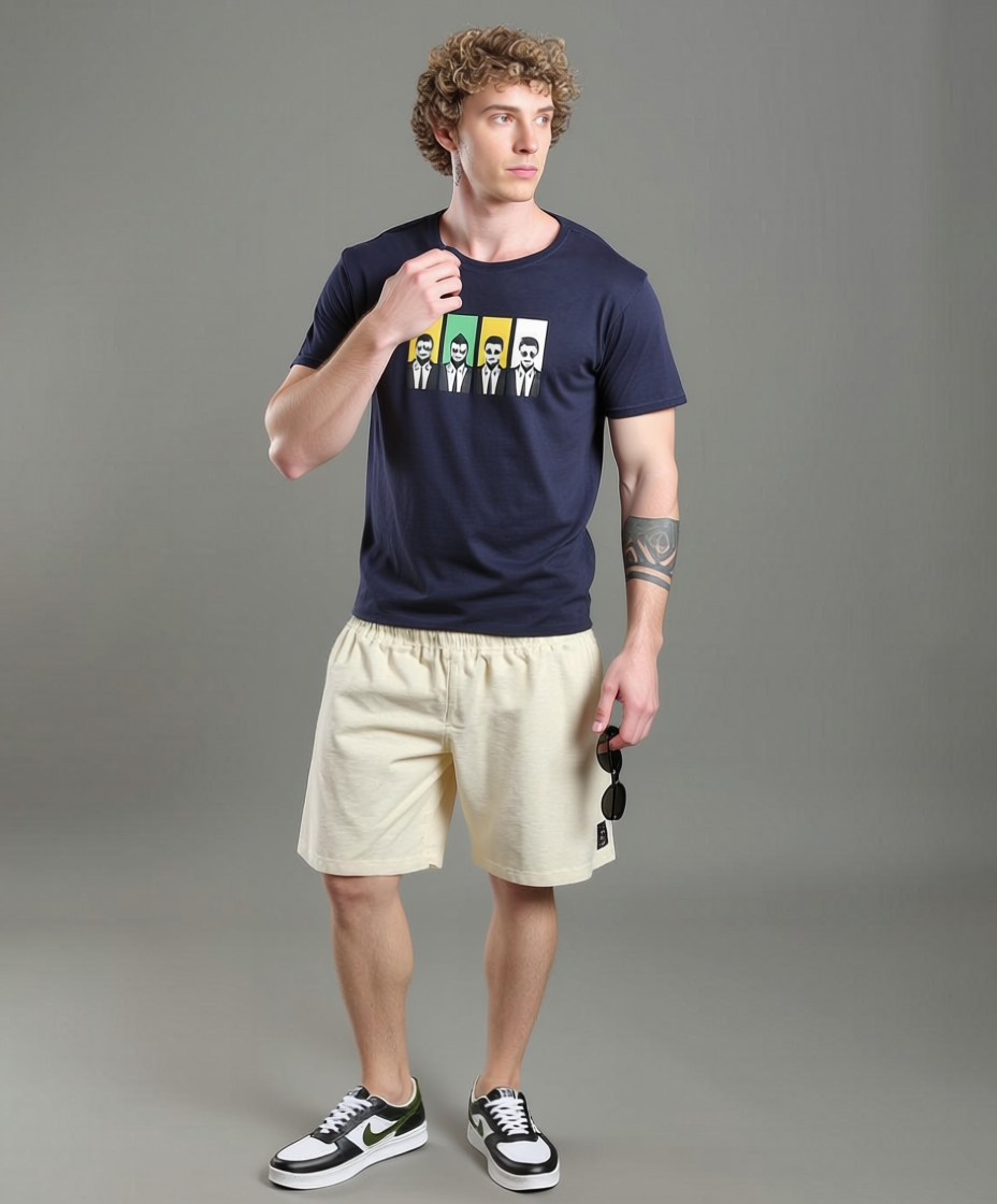 Men's Shorts Ivory White