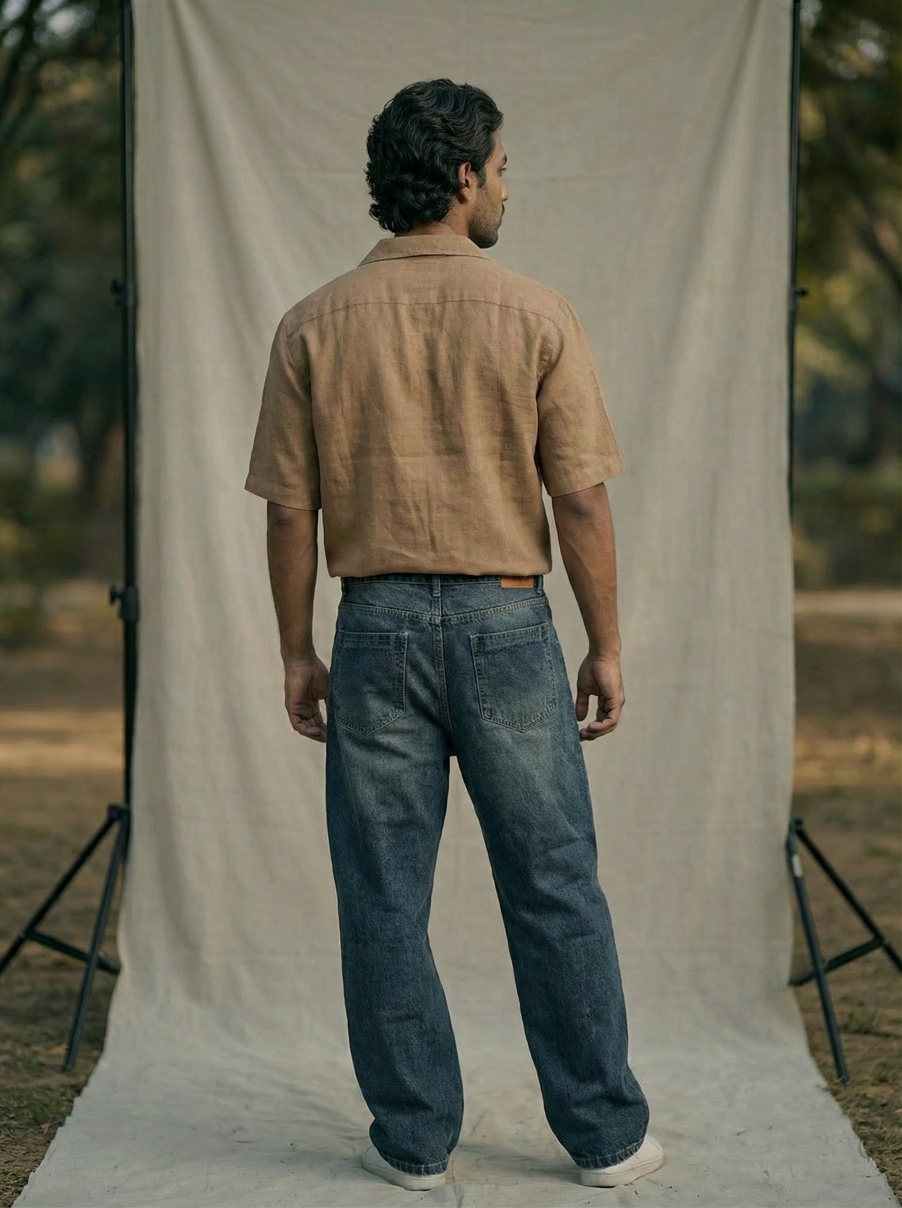 Baggy Fit Denim Jeans — Dx Blue Wash