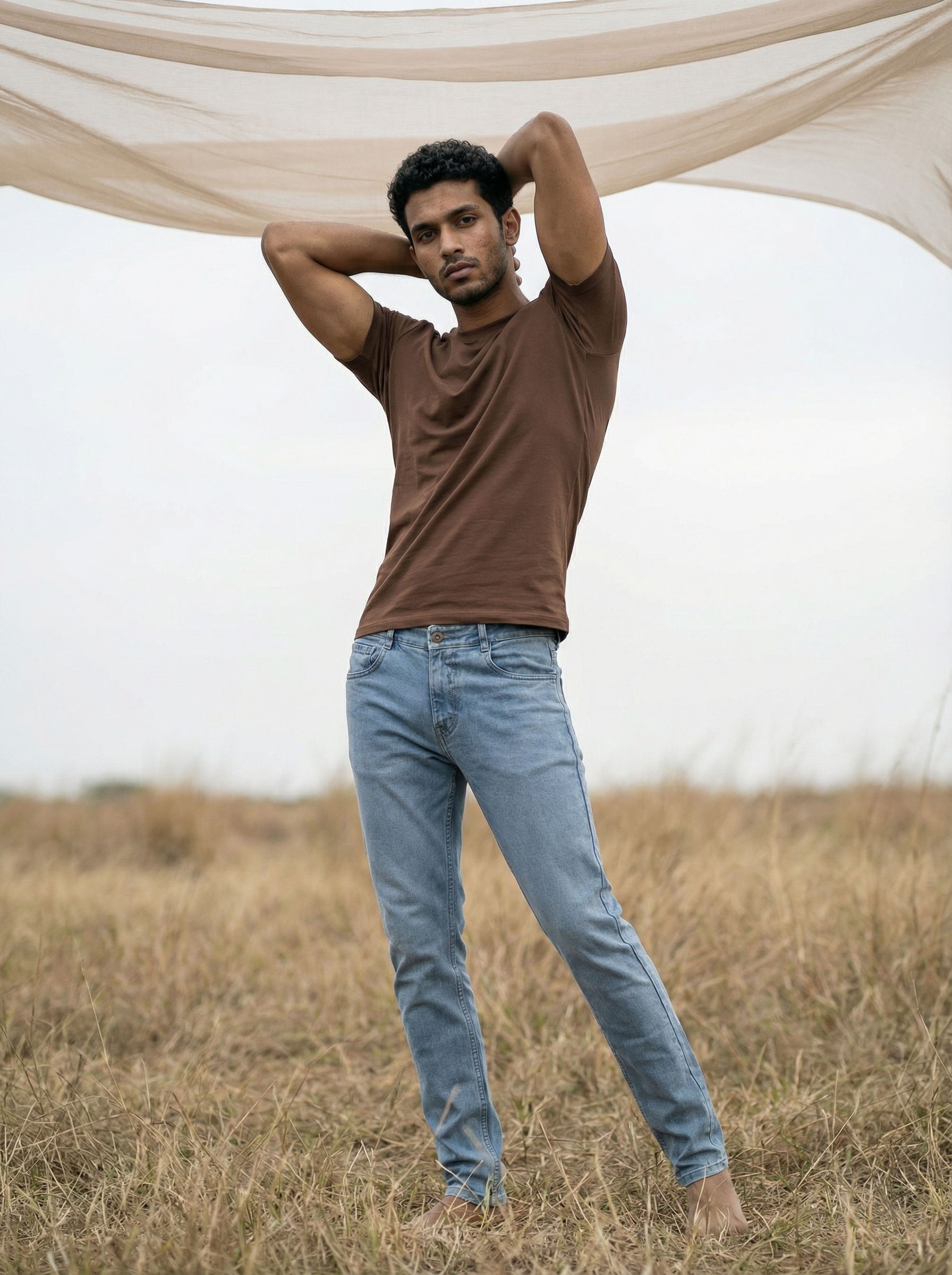 The Slim Jeans | Light Bue Cotton Poly Elastane