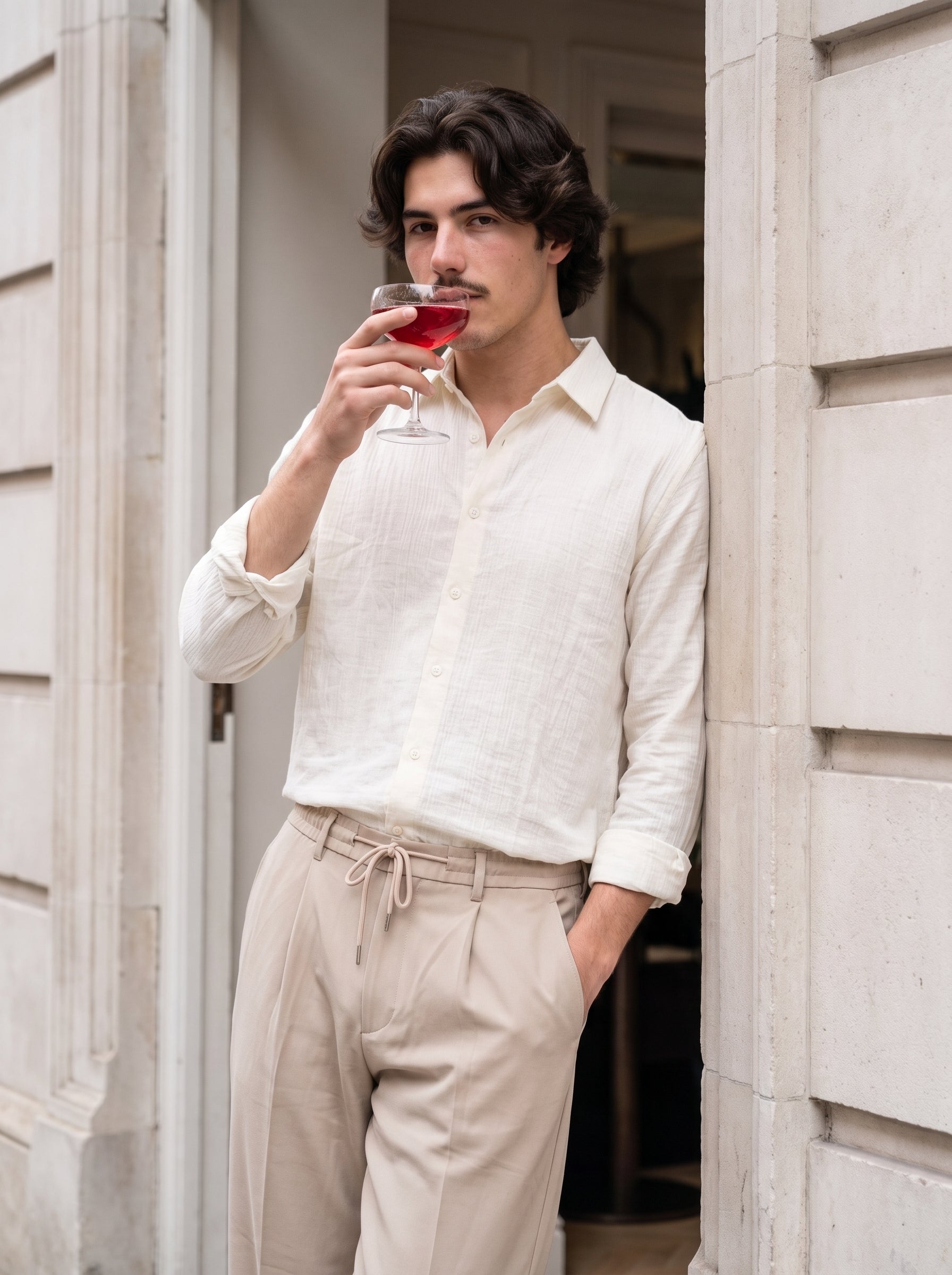 Men's Imported Pearl Relaxed Fit Shirt