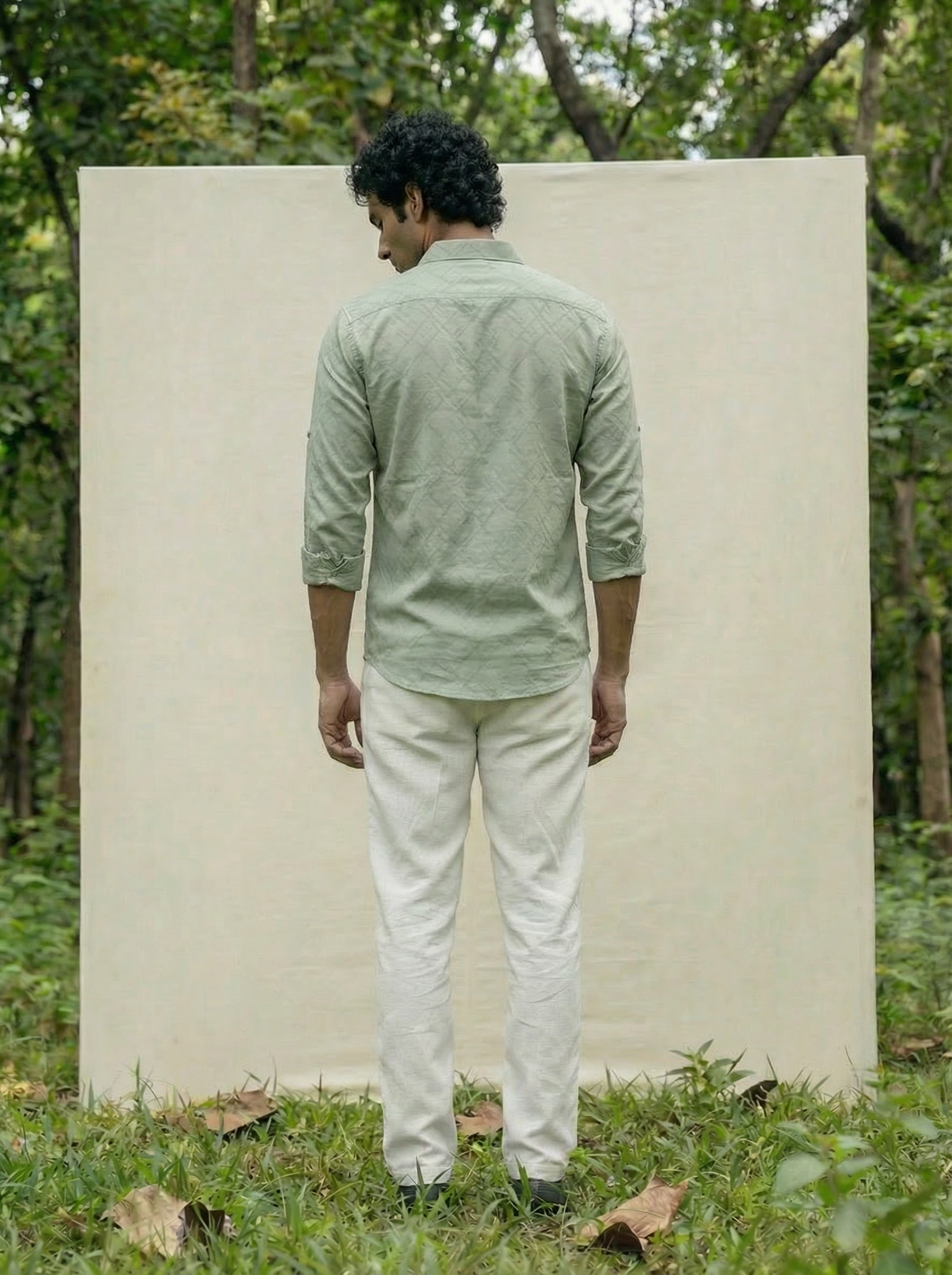 Premium Nr Jacquard Shirt Regular Fit Mint