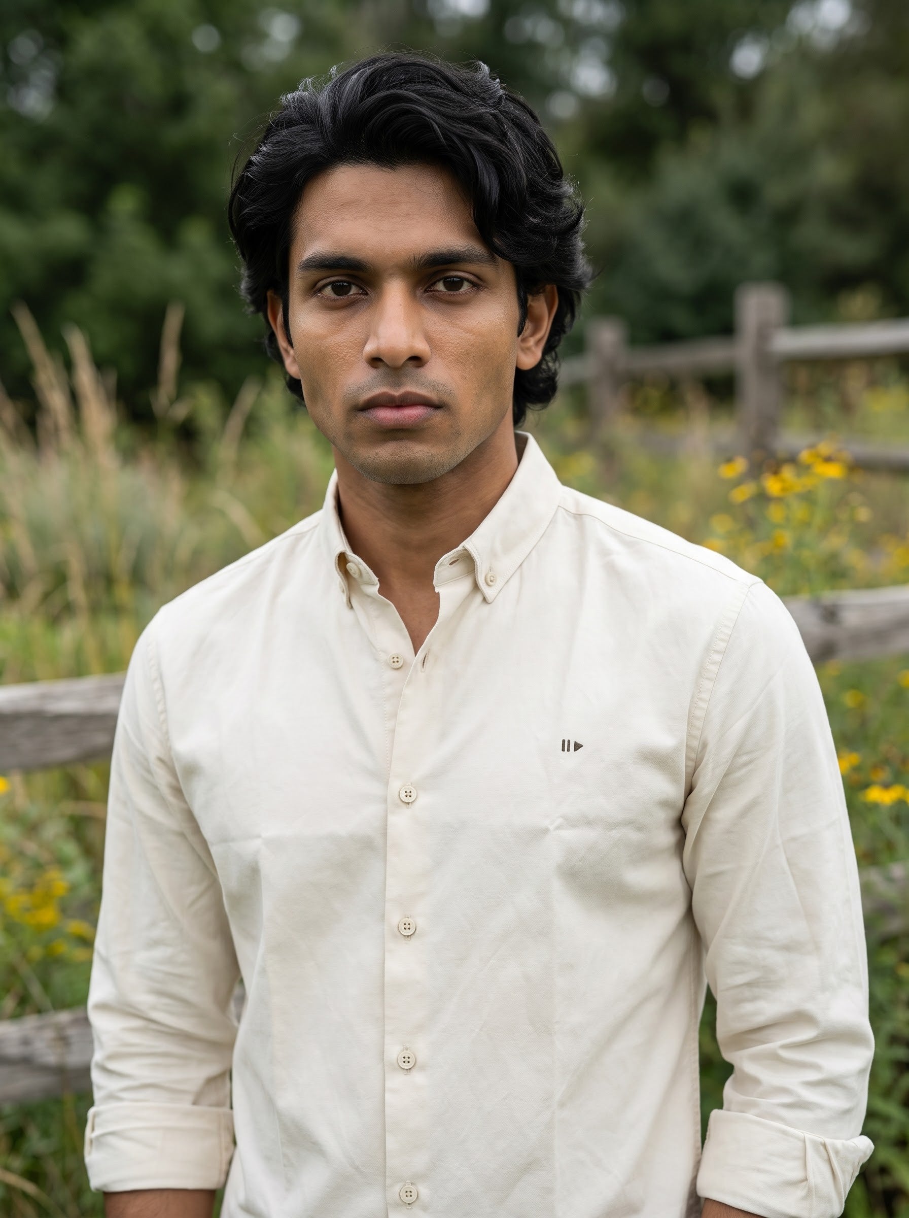 Men's Cotton Oxford Fawn Regular Fit Shirt
