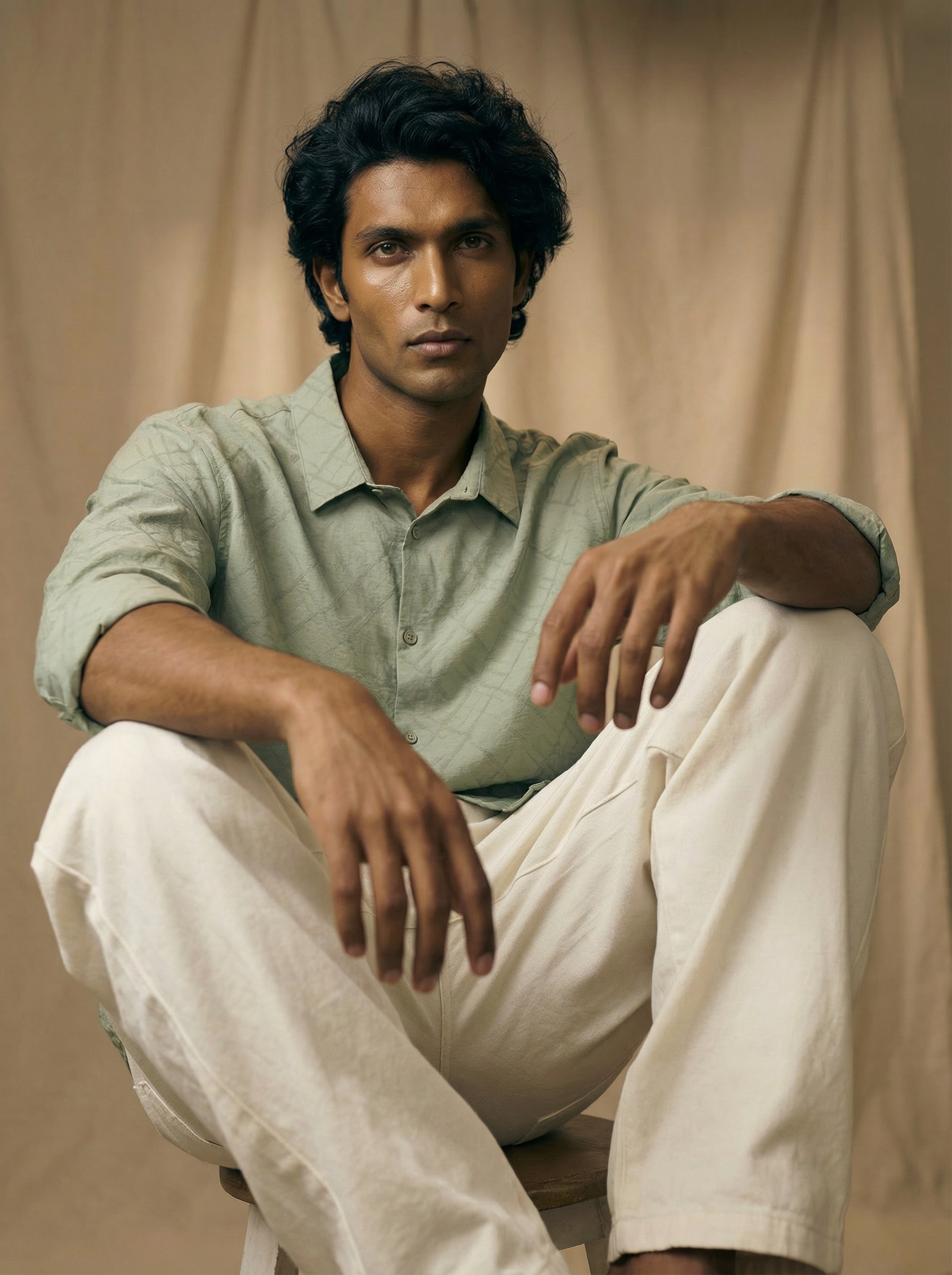 Premium Nr Jacquard Shirt Regular Fit Mint